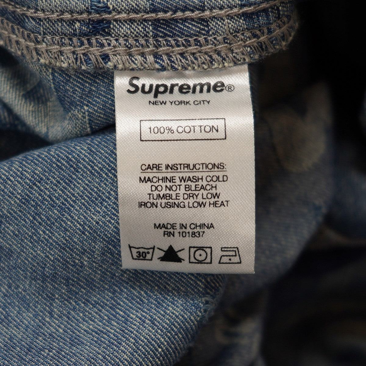 Supreme(シュプリーム) 19AW Dimensions Logo Denim Skate Pant