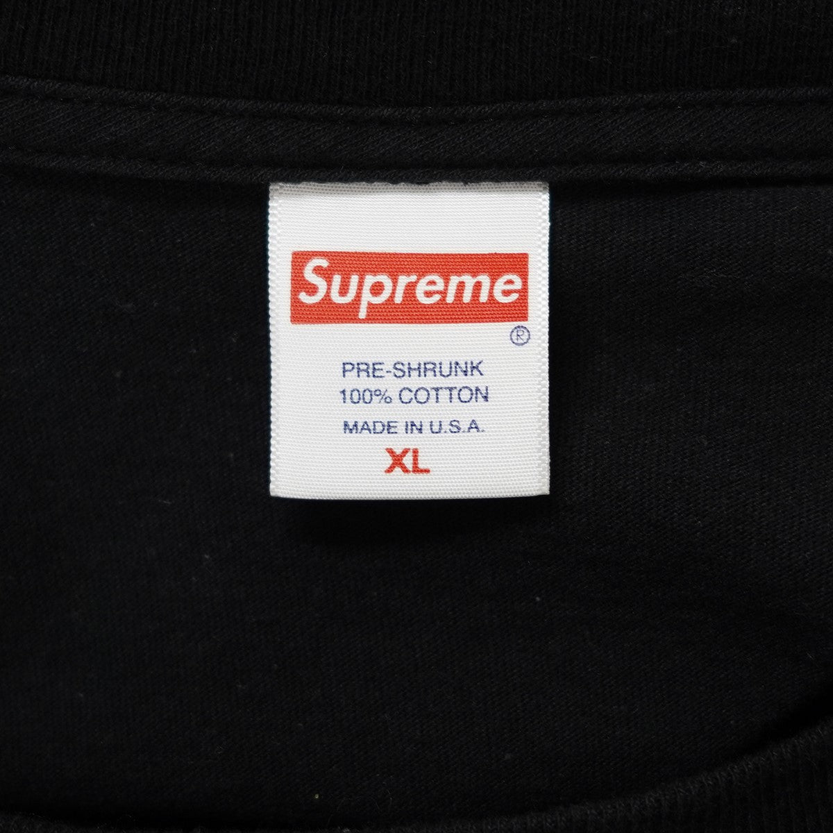 Supreme 20AW Scratch Tee スクラッチ ロゴ Tシャツ ブラック