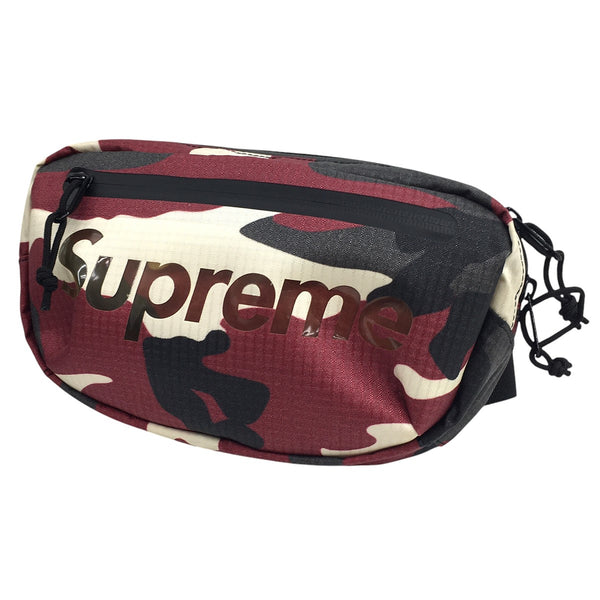 Supreme(シュプリーム) 21SS Waist Bag Red Camoロゴ カモ柄 ウエスト