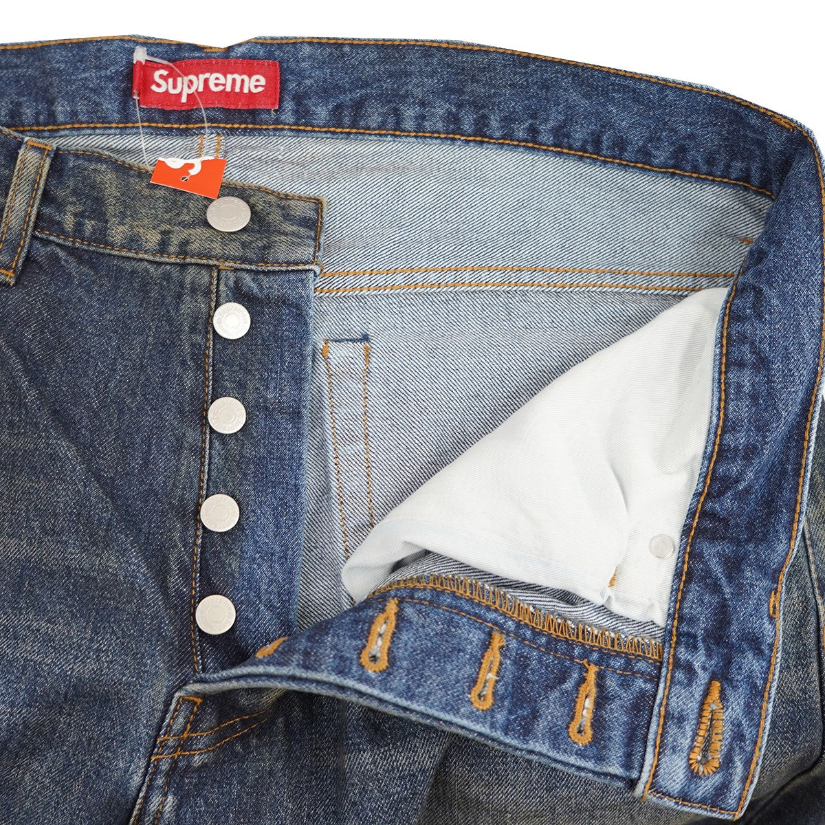 Supreme(シュプリーム) 25SS Distressed Loose Fit Selvedge Jean 