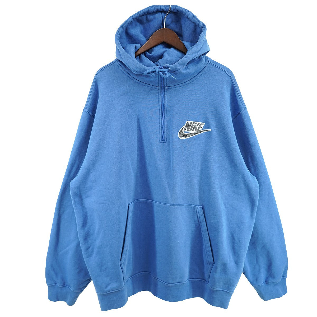 Supreme×NIKE 21SS Nike Half Zip Hooded Sweatshirtナイキ ロゴ