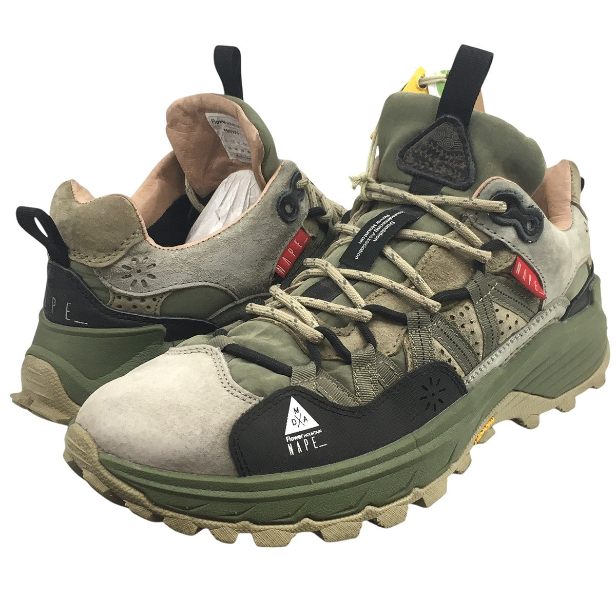 お歳暮 人気 FlowerMOUNTAIN×NAPE ソール vibram Khaki FM93001 イワノ IWANO バッグ