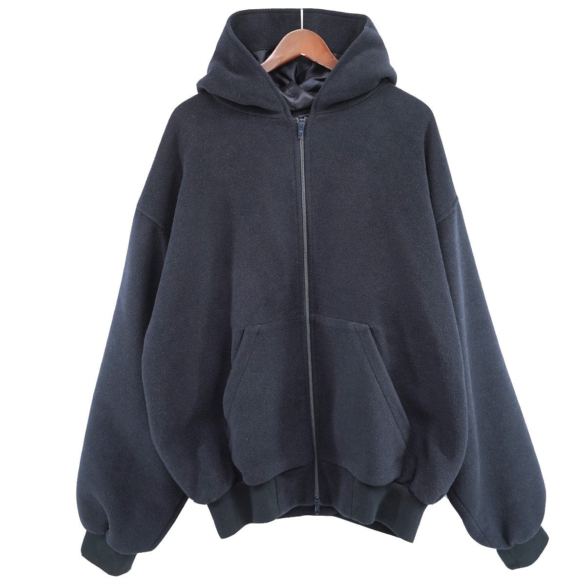 23AW Zip-Up Hoodie Large Fitジップアップ オーバーサイズ フード フーデッド ジャケット