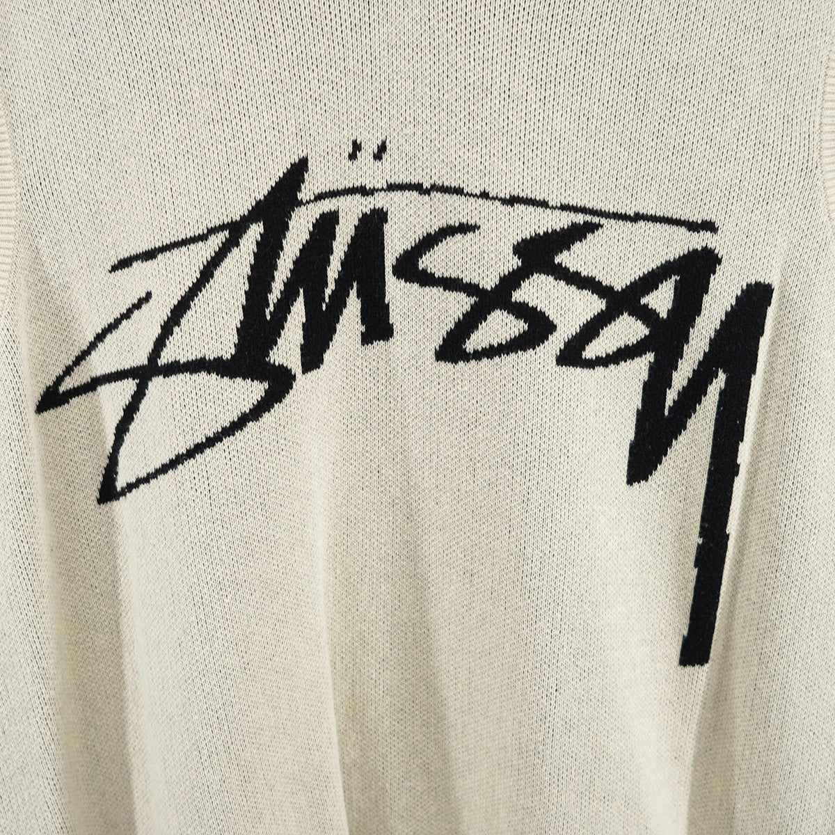 stussy(ステューシー) SMOOTH STOCK KNIT VEST ロゴ コットン