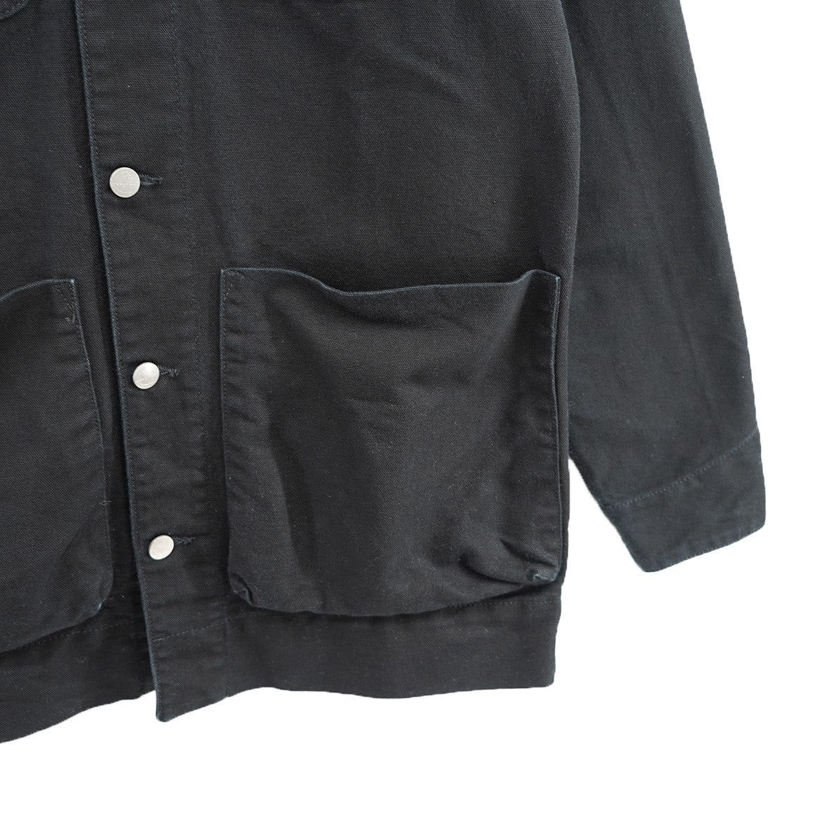 Carhartt WIPブラック カバーオール Sサイズ　中古扱い carhartt ブラック カバーオール Sサイズ Carhartt カバーオール S