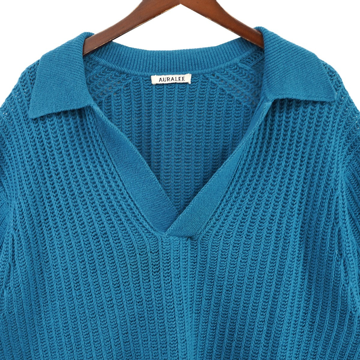 AURALEE(オーラリー) 23SS BRUSHED COTTON WOOL RIB KNIT