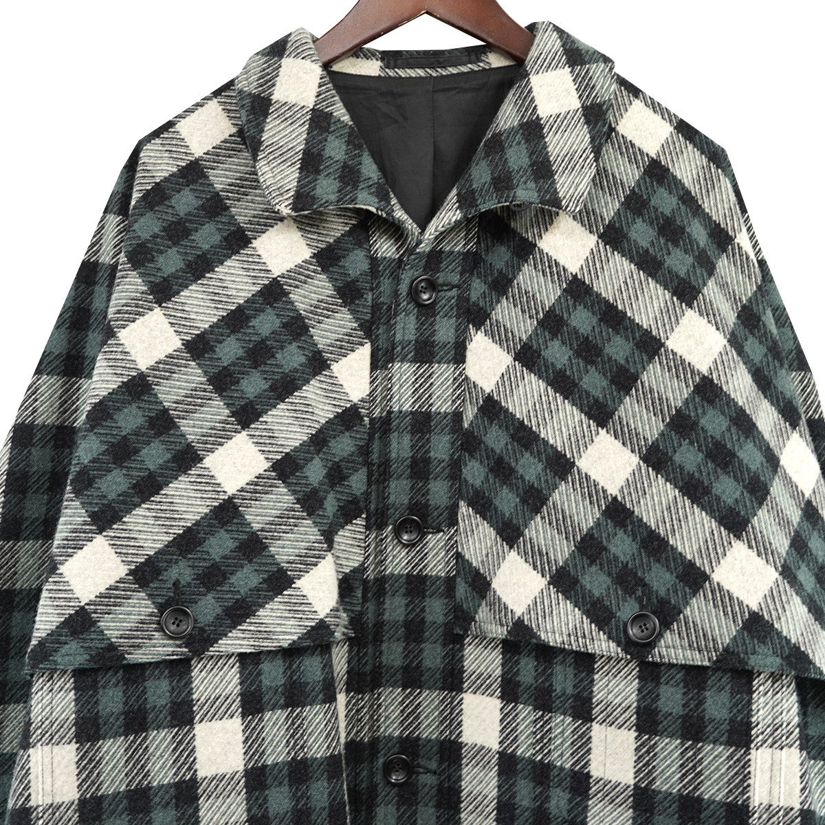 22AW CASHMERE MELTON FIELD-STREAM JACKカシミヤ混 チェック メルトン ジャケット