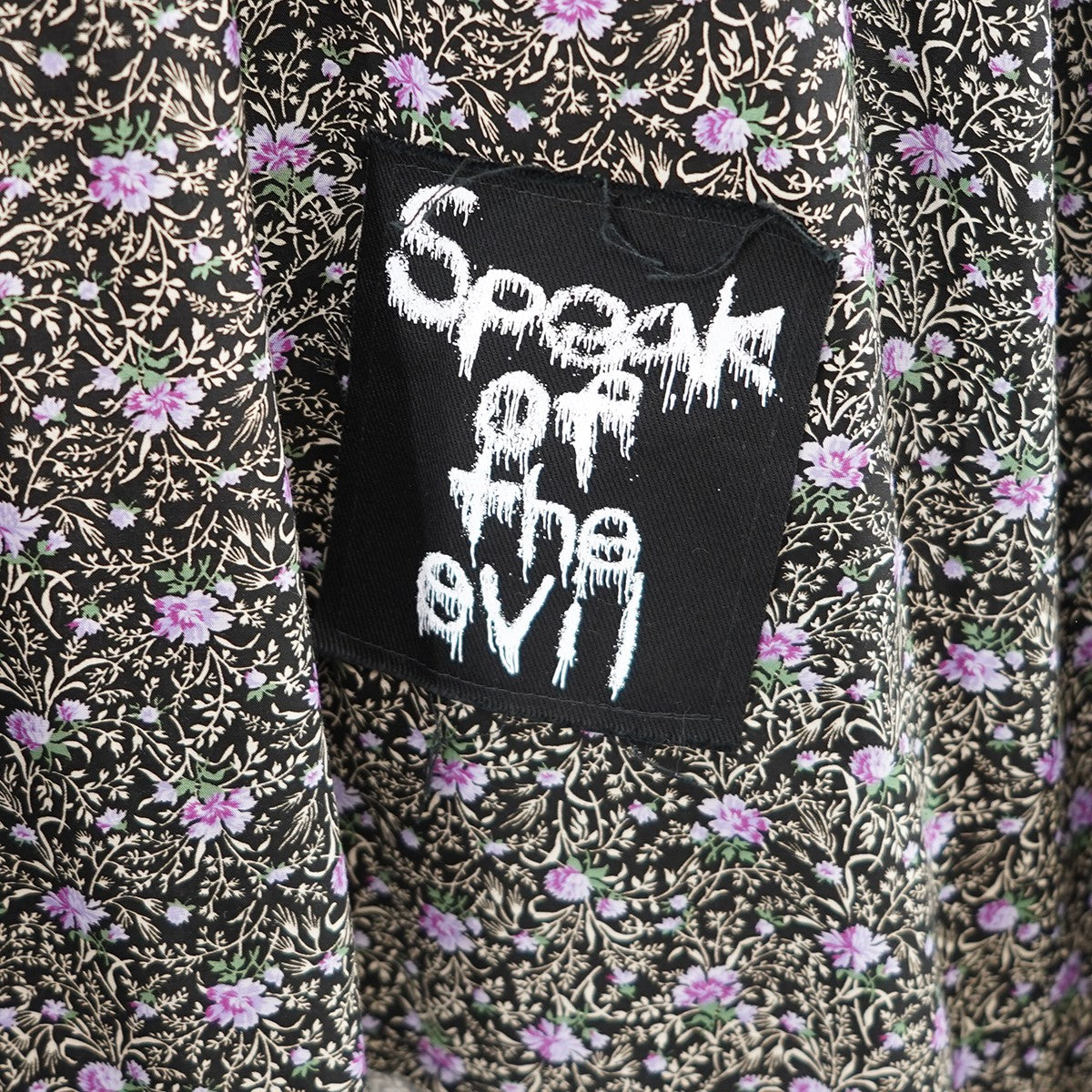美品 KIDILL キディル 25SS レースロングシャツ 花柄 シャツ パンク 美品 KIDILL キディル 25SS レースロングシャツ 花柄 シャツ