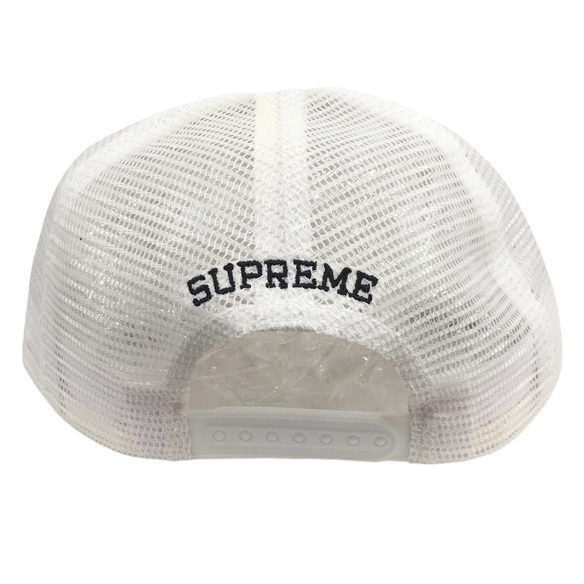 Supreme 23AW Mess Mesh Back 5-Panelロゴ メス メッシュ スナップバック ファイブパネル キャップ 帽子 古着・中古-4枚目のアイテム画像