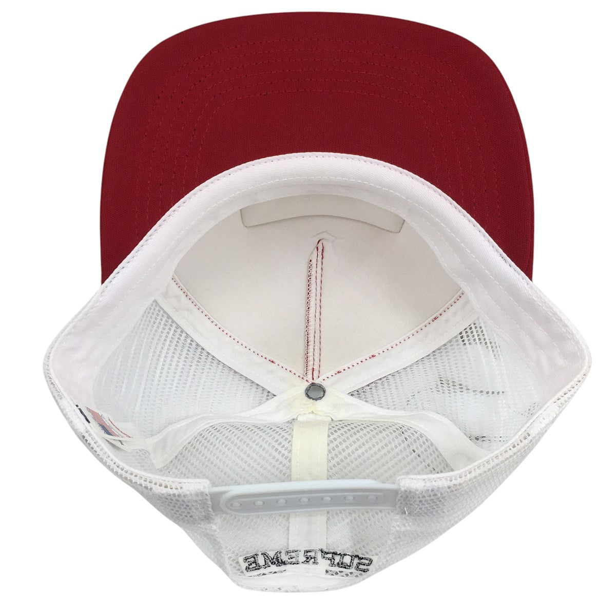 Supreme 23AW Mess Mesh Back 5-Panelロゴ メス メッシュ スナップバック ファイブパネル キャップ 帽子 古着・中古-5枚目のアイテム画像