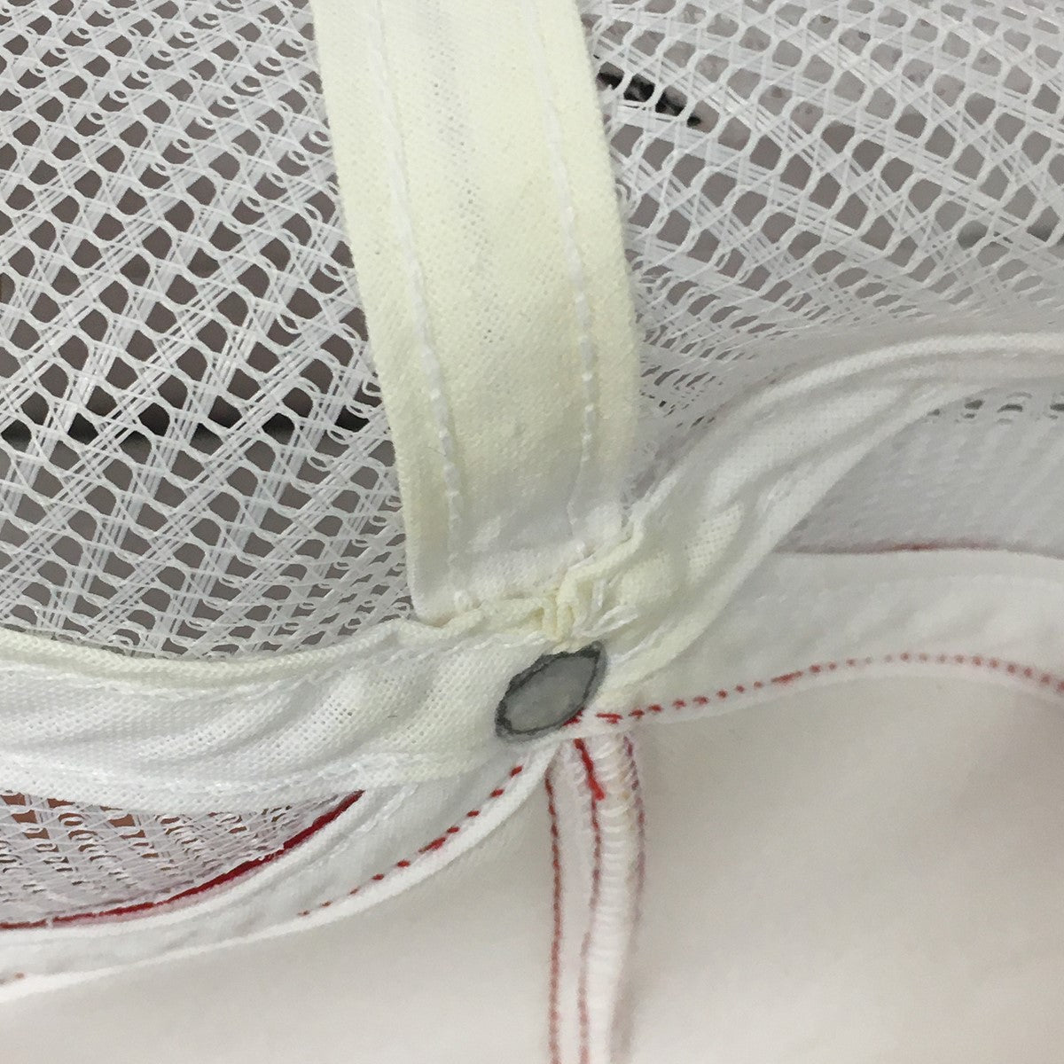 Supreme 23AW Mess Mesh Back 5-Panelロゴ メス メッシュ スナップバック ファイブパネル キャップ 帽子 古着・中古-6枚目のアイテム画像