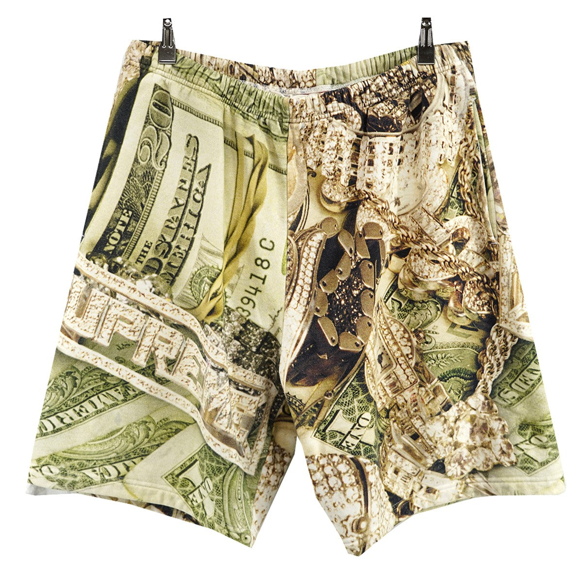 20SS Bling Sweatshortブリング ロゴ イージー 総柄 スウェット ショーツ ハーフパンツ
