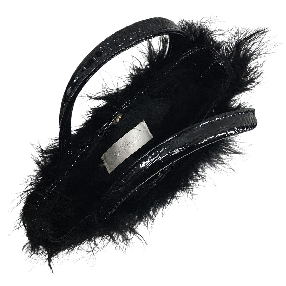 the Virgins(ザヴァージンズ) mini hand feather vanity bagミニ