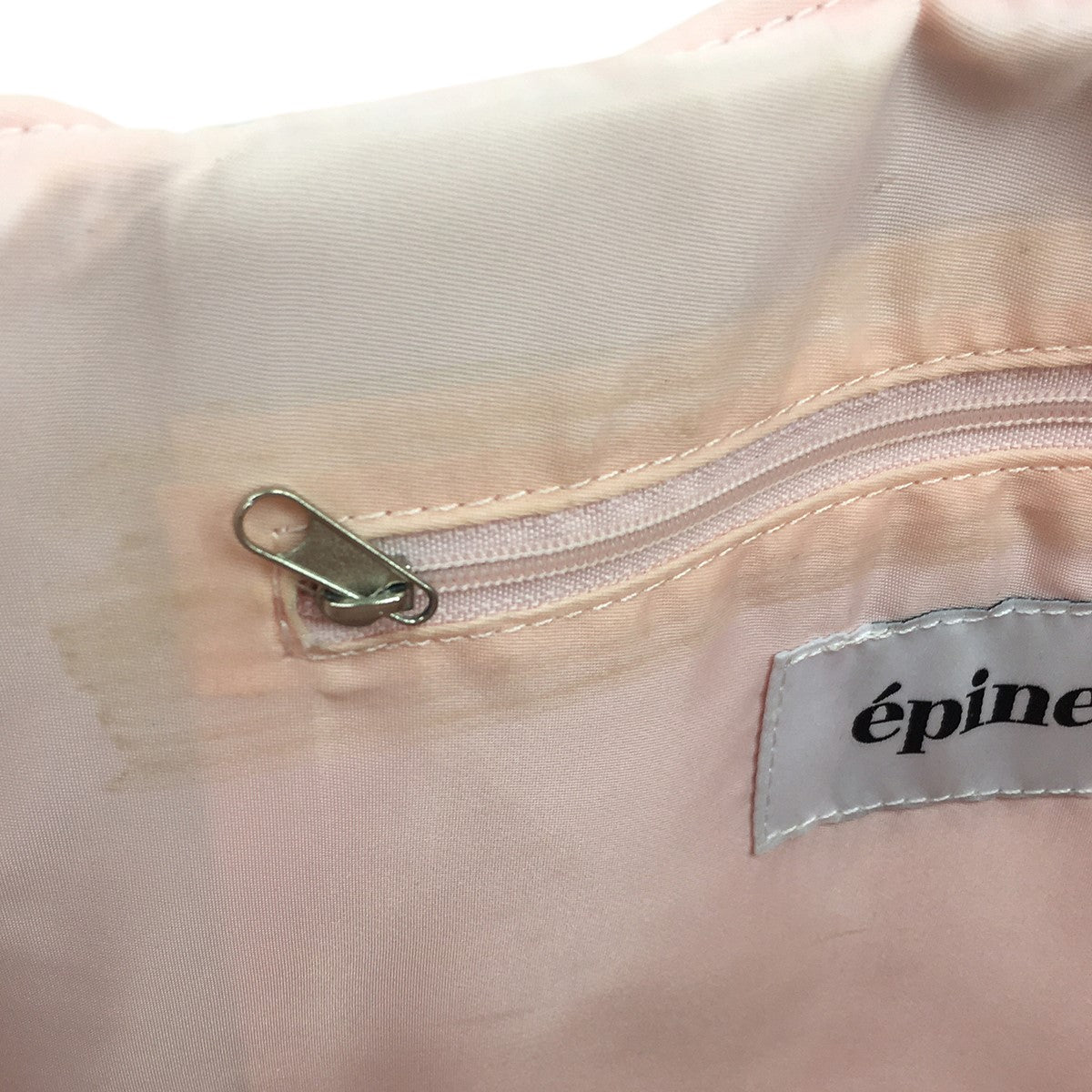 epine(エピヌ) tweed book tote bagロゴ ツイード ブック トート