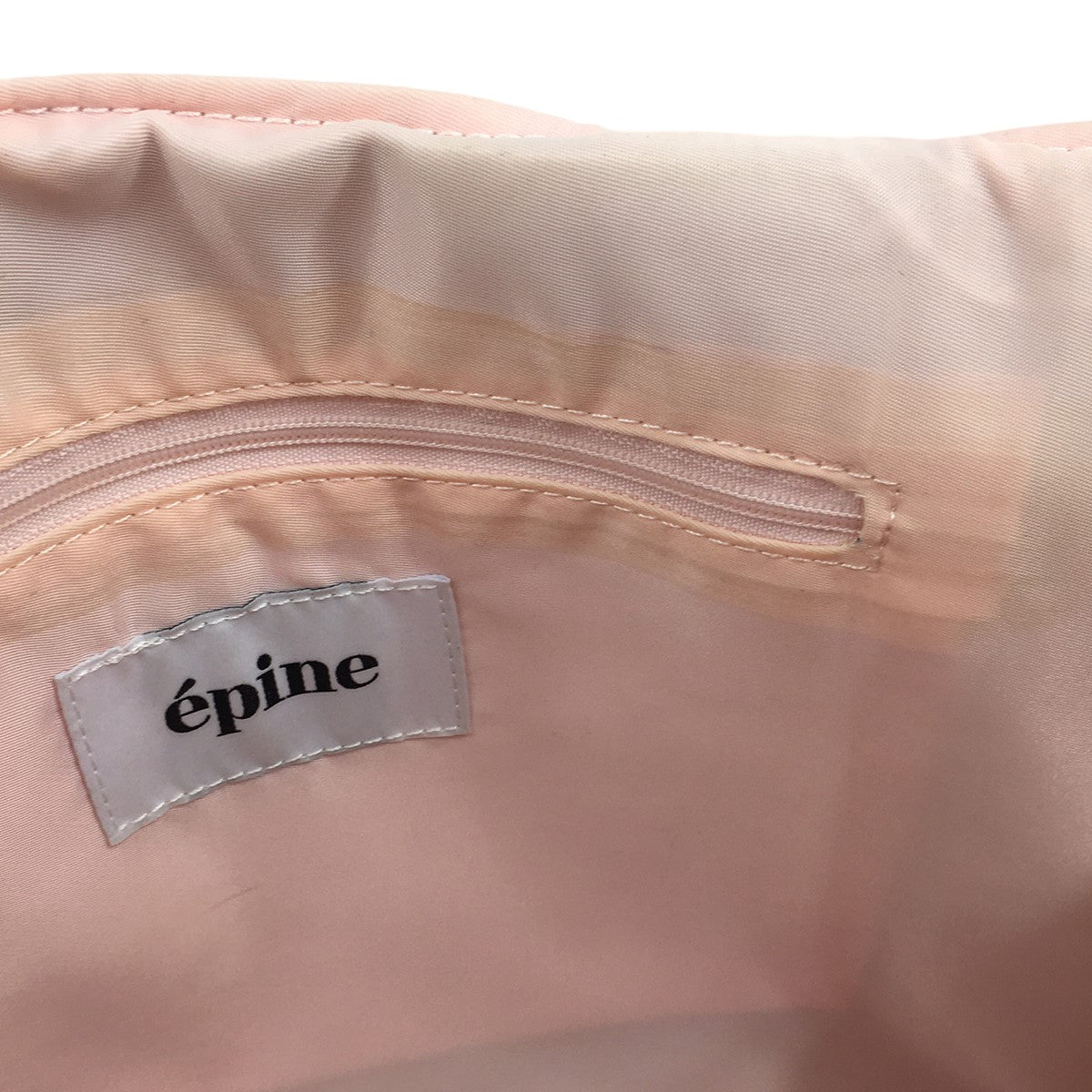 epine(エピヌ) tweed book tote bagロゴ ツイード ブック トート