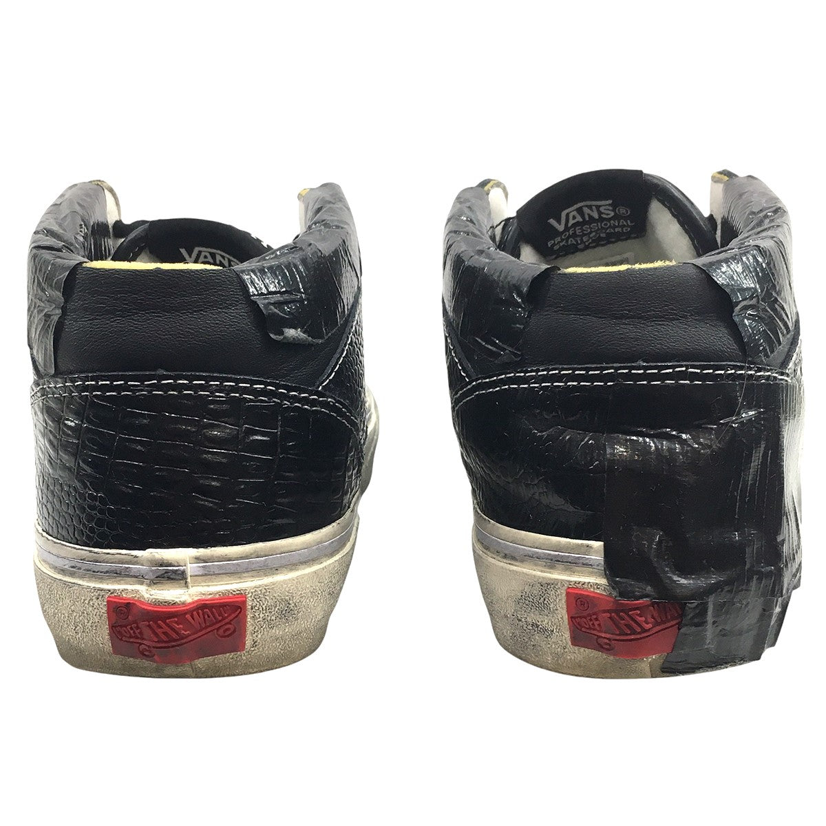Vault by Vans Half Cab EF VLT LX LUX DUCTハーフキャブ ラックス ダクト テープ ユーズド 汚れ 加工 スニーカー シューズ 靴