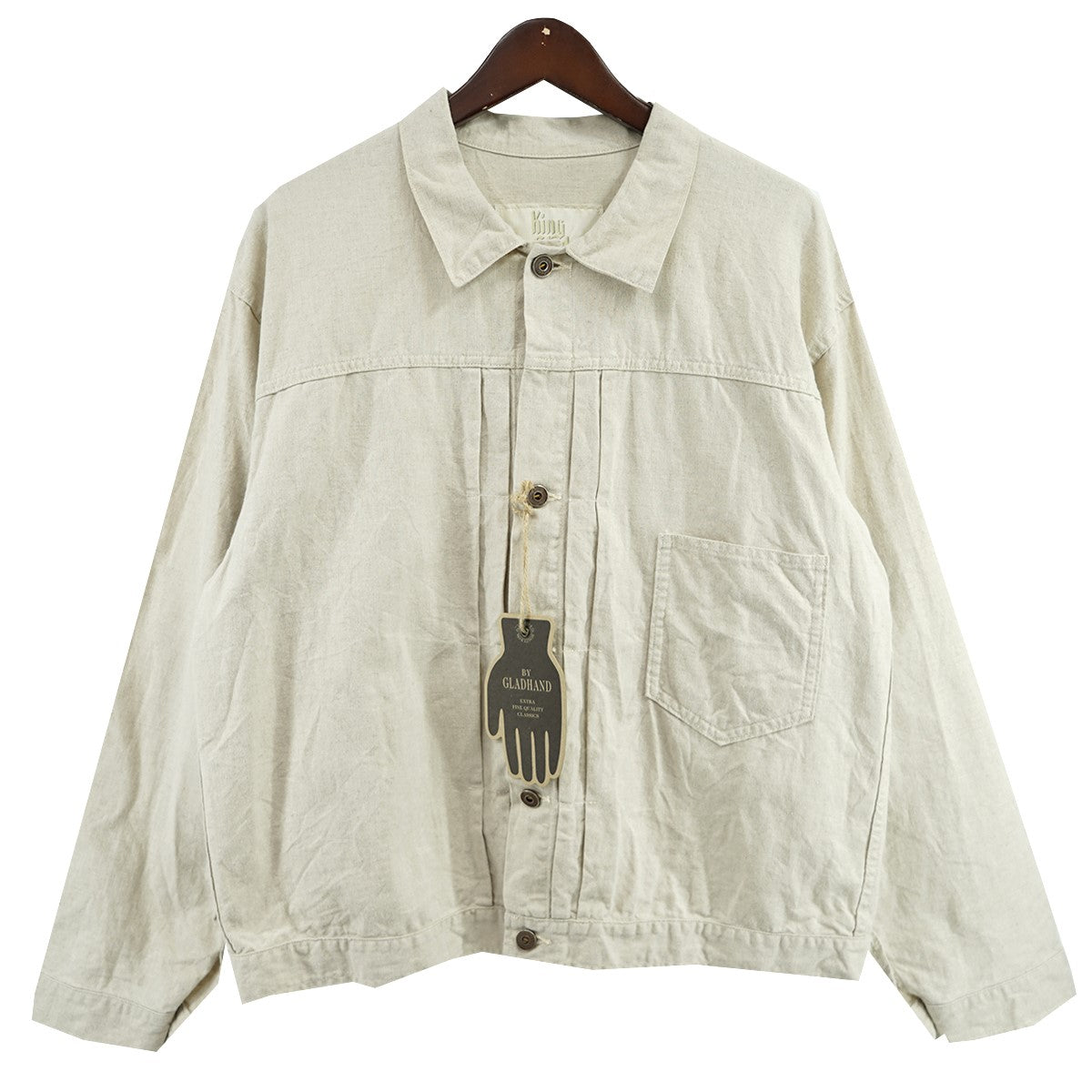 25SS KING GLAD - ONE POCKET JACKET ／ BYGH5101コットン リネン ワンポケット ジャケット