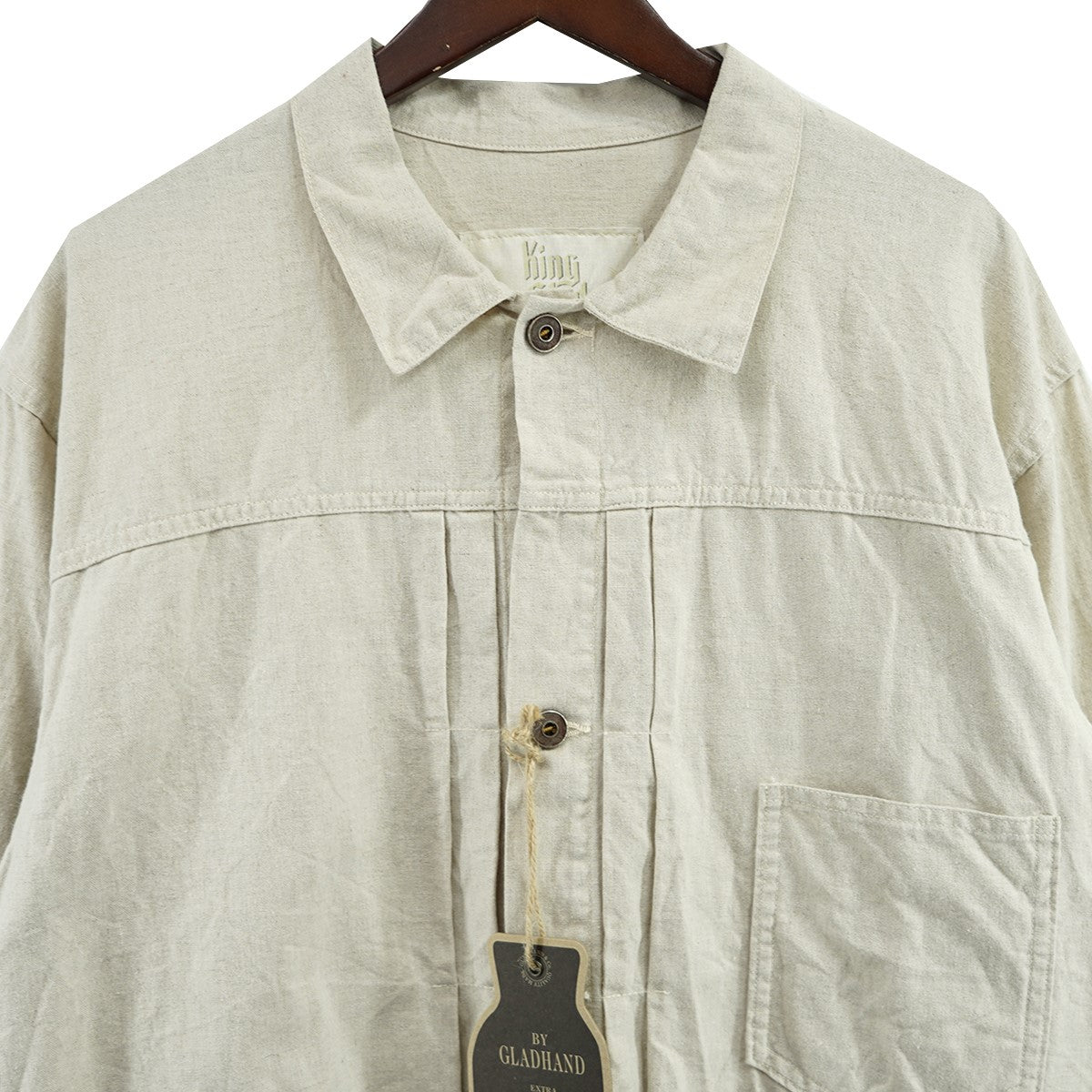 25SS KING GLAD - ONE POCKET JACKET ／ BYGH5101コットン リネン ワンポケット ジャケット