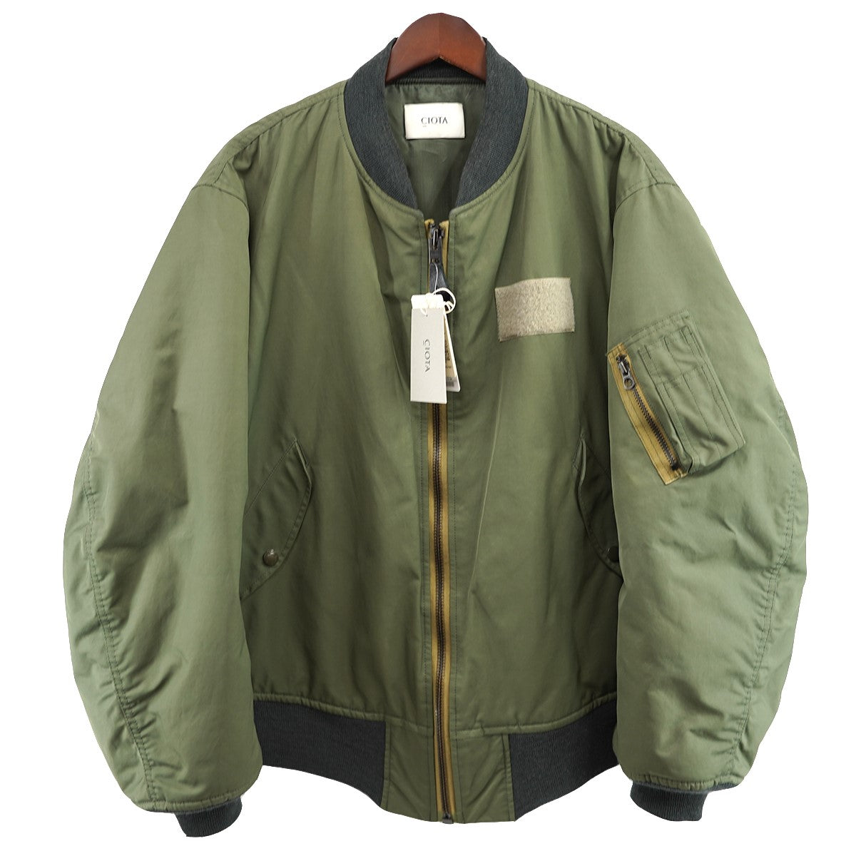 CIOTA(シオタ) スビンコットン ナイロンツイル MA-1 ボンバー フライト