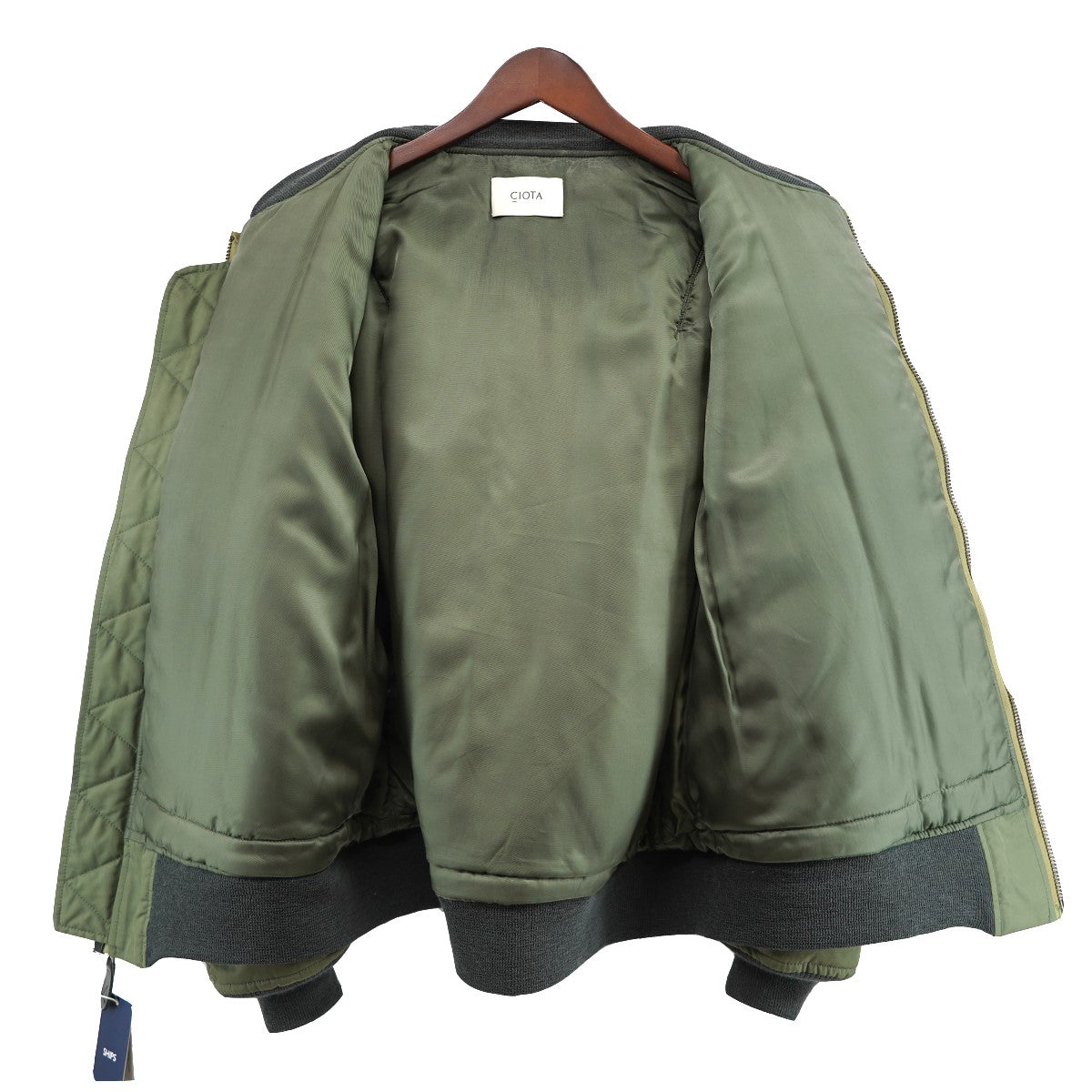 CIOTA(シオタ) スビンコットン ナイロンツイル MA-1 ボンバー フライト