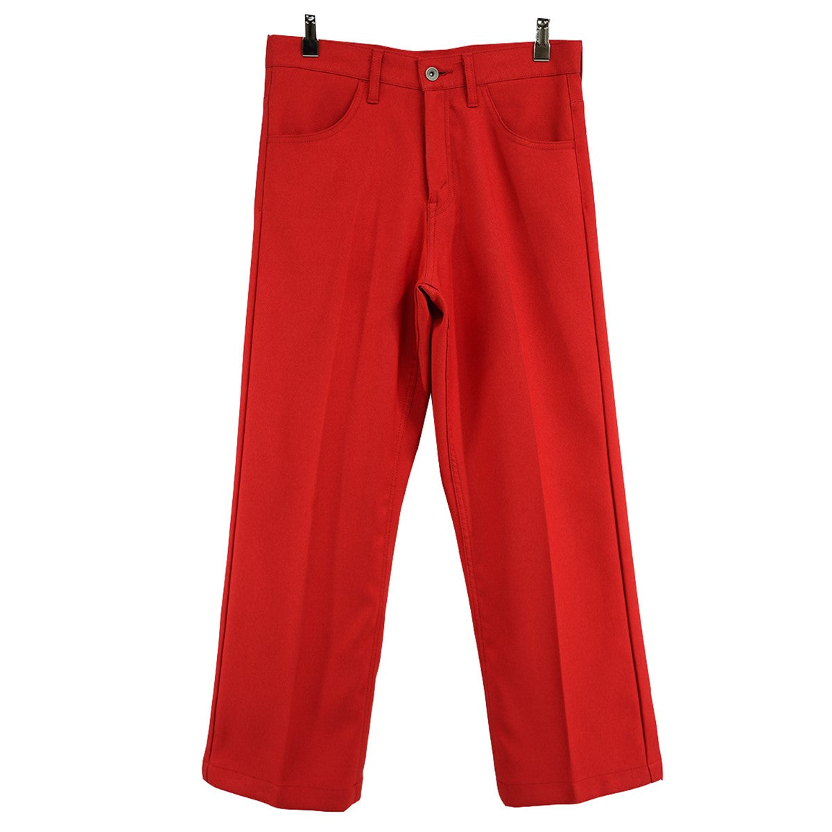 22AW Straight Pressed Pantsロゴ フラッシャー パッチ ストレート プレスド パンツ