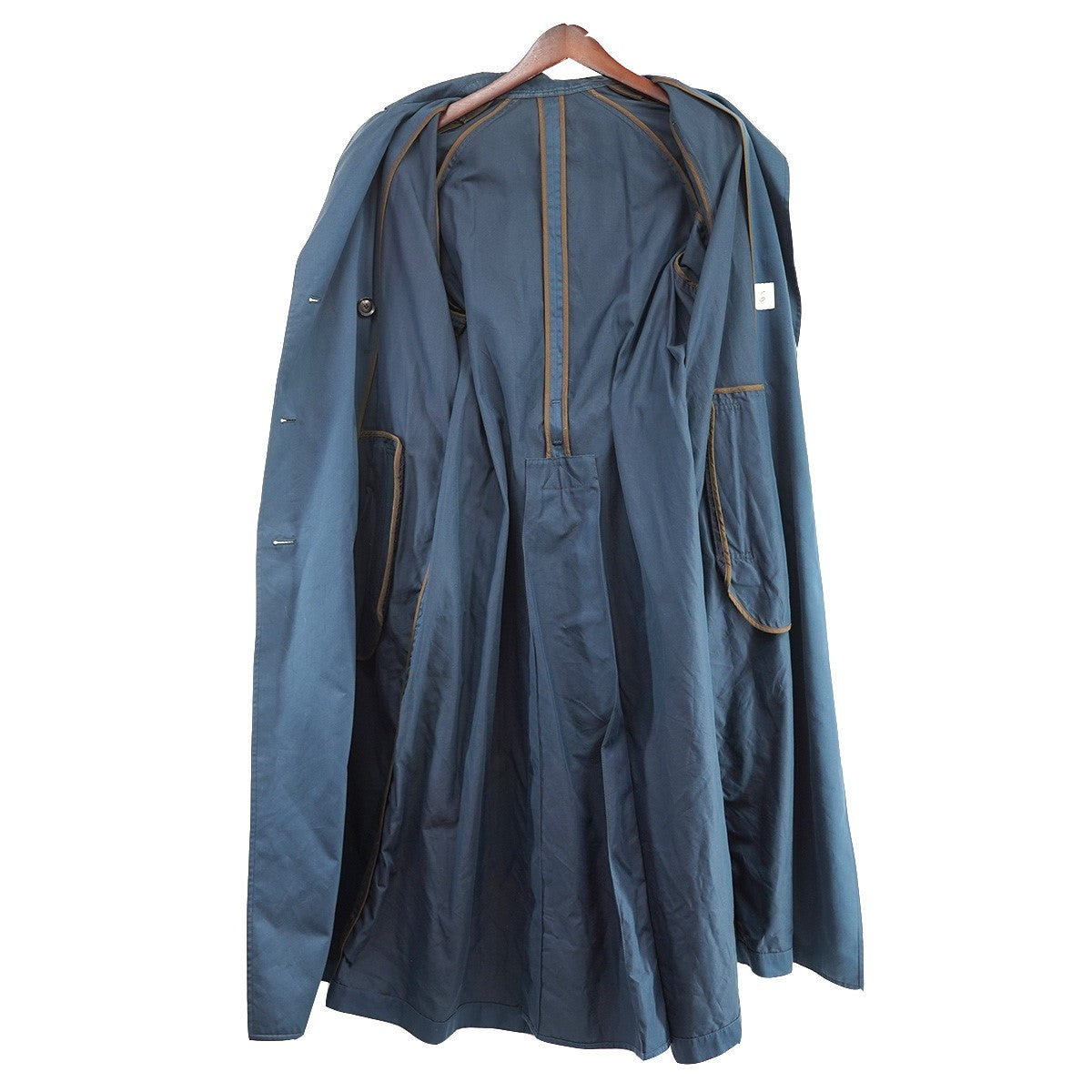 BIG TRENCH COAT シルク混 ビッグ トレンチコート