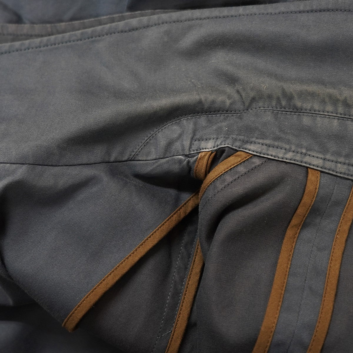 BIG TRENCH COAT シルク混 ビッグ トレンチコート