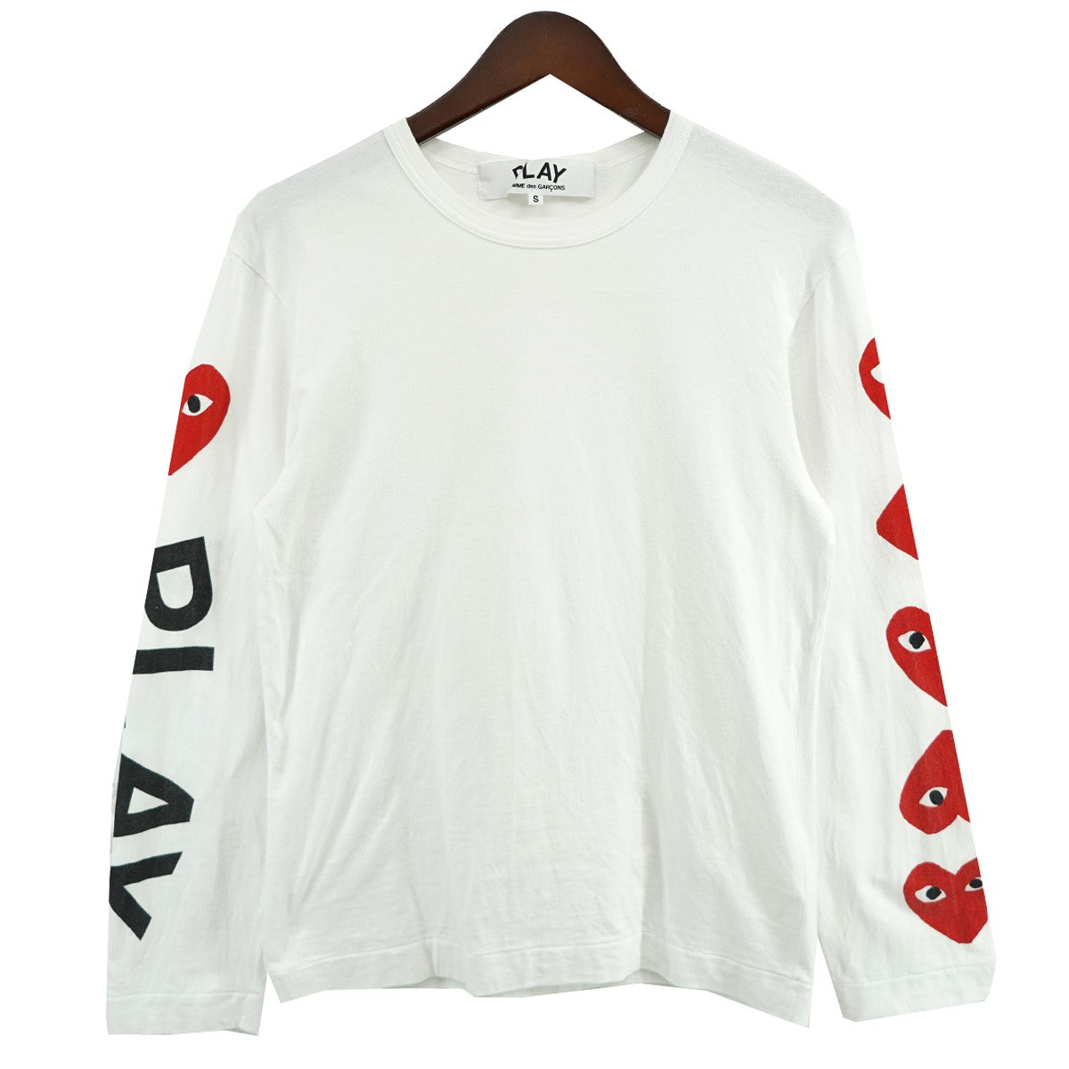 PLAY COMME des GARCONS プレイ コムデギャルソン ロンT レッド