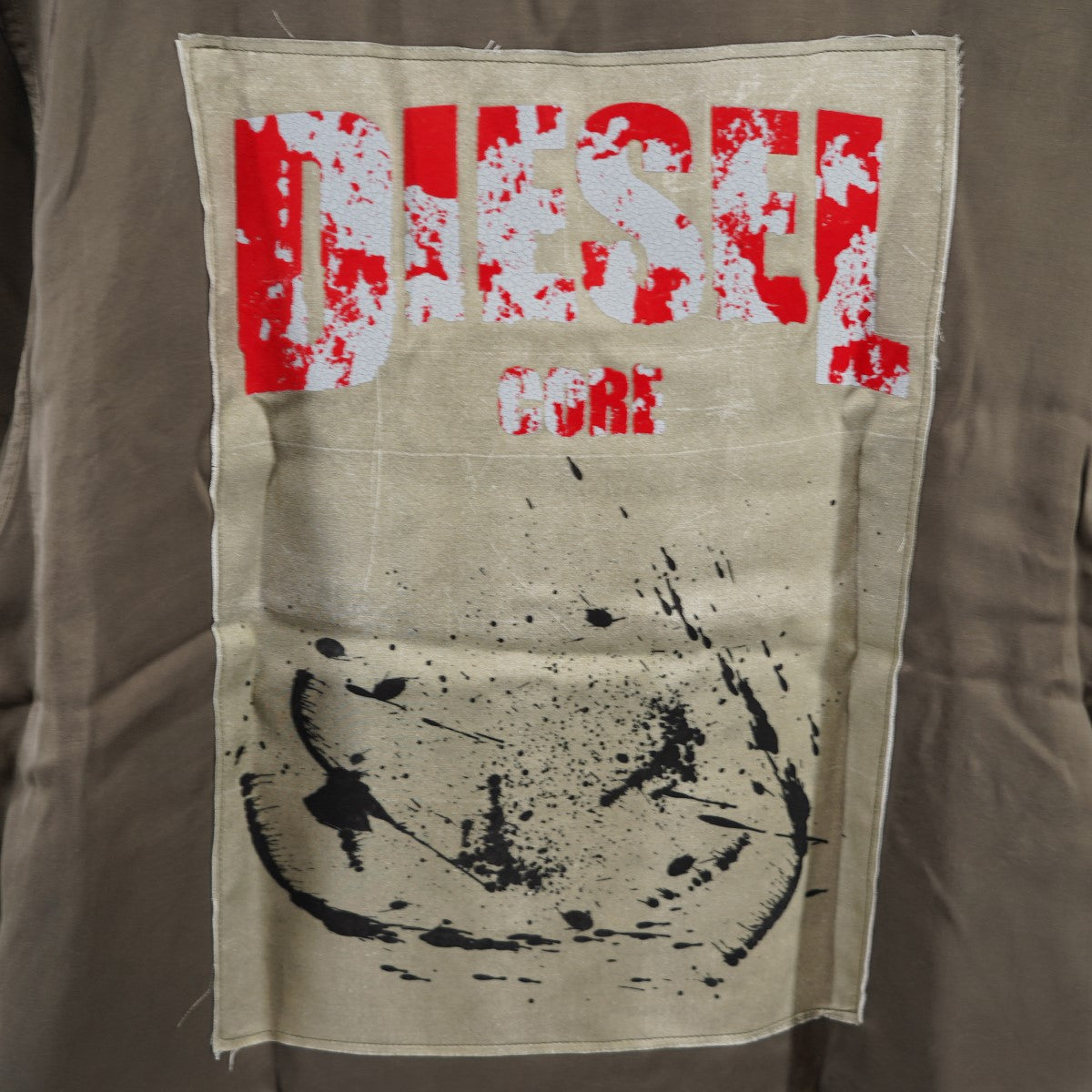 DIESEL by Glenn Martens 25SS S-DAXHE Short-sleeve satin shirt with patchesビスコース サテン ロゴ パッチ 開襟 オープンカラー 半袖シャツ 古着・中古-5枚目のアイテム画像