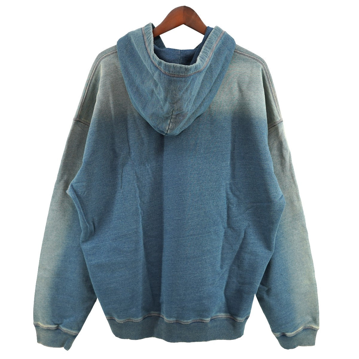 DIESEL★バイカラー フーディ DIESEL☆ロゴ バイカラー フーディ