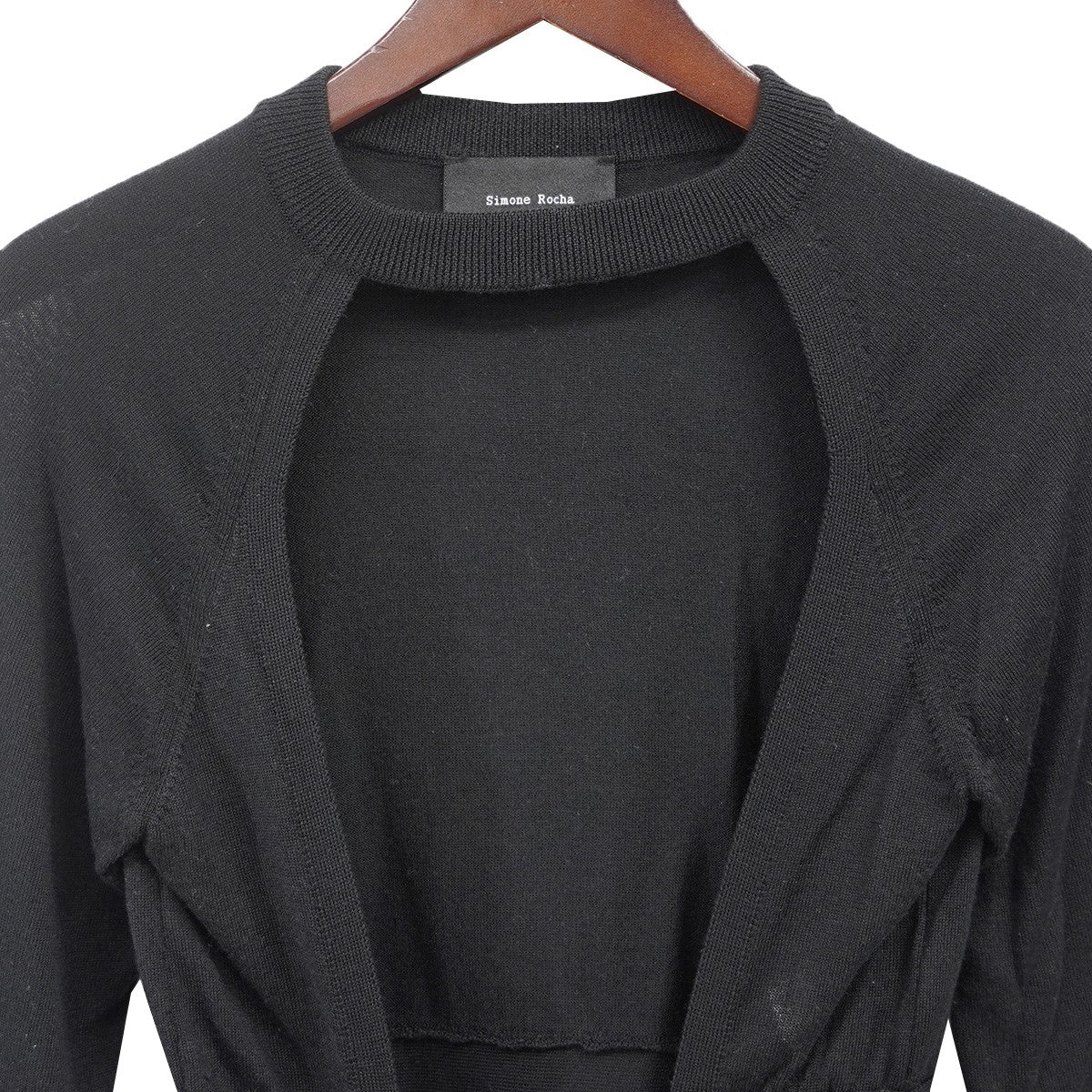 Simone Rocha オープンデザイン ニット セーター カーディガン 古着・中古-2枚目のアイテム画像