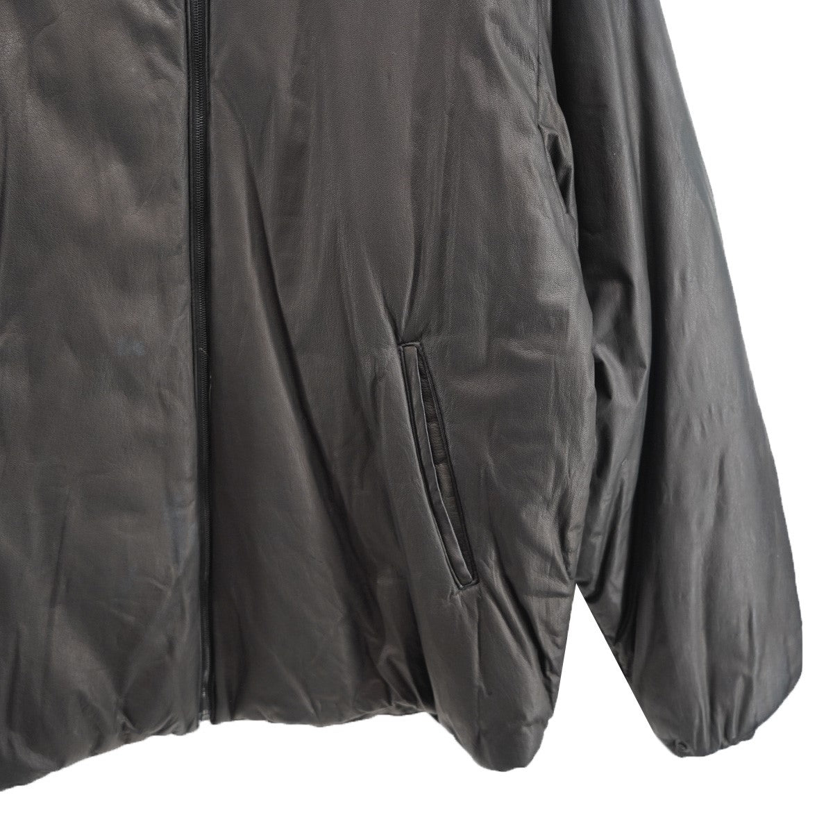 21SS ディアスキンインサレーションジャケット レザーブルゾン