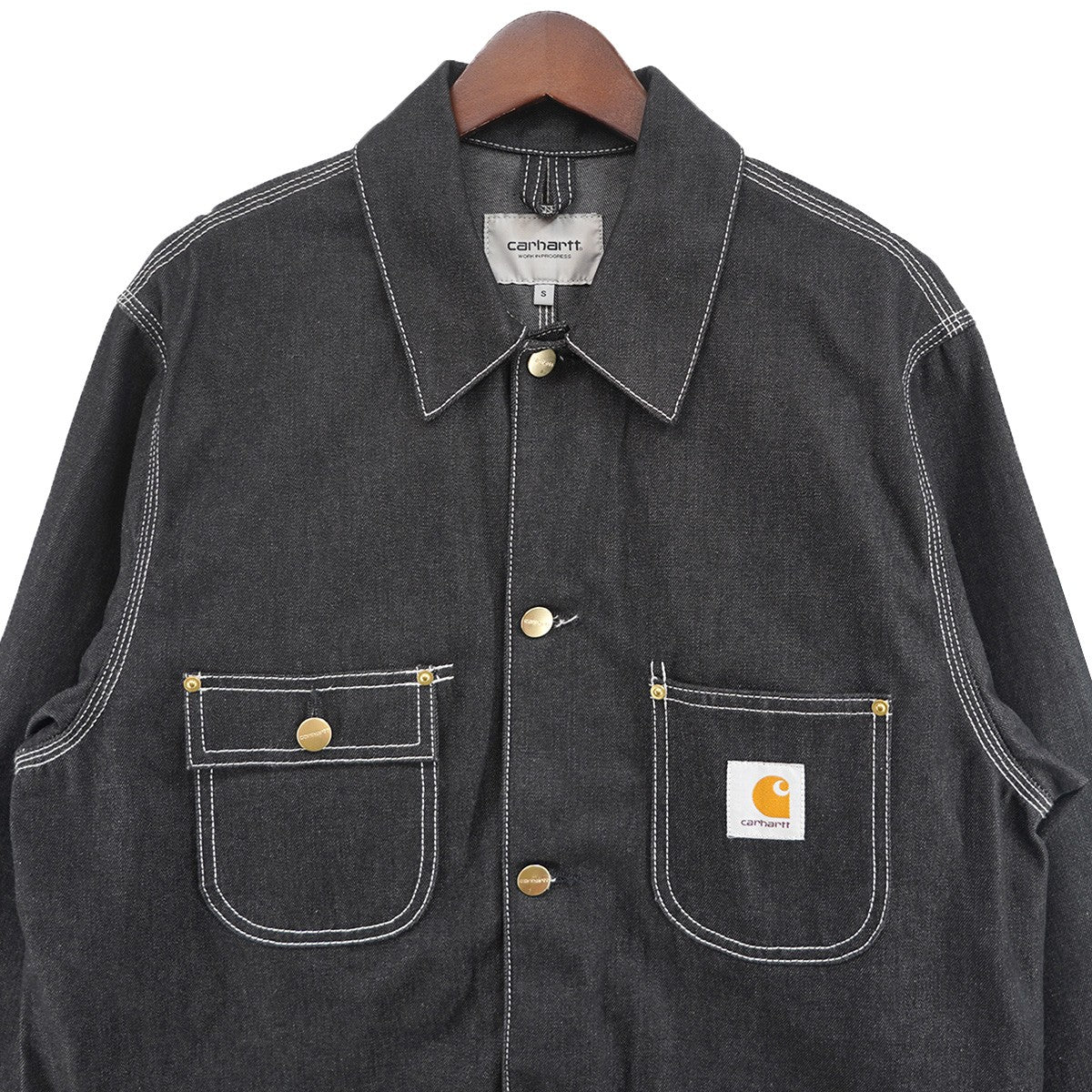 OG CHORE COAT - Black (stone washed)チョアコート ウォッシュブラック デニム ジャケット