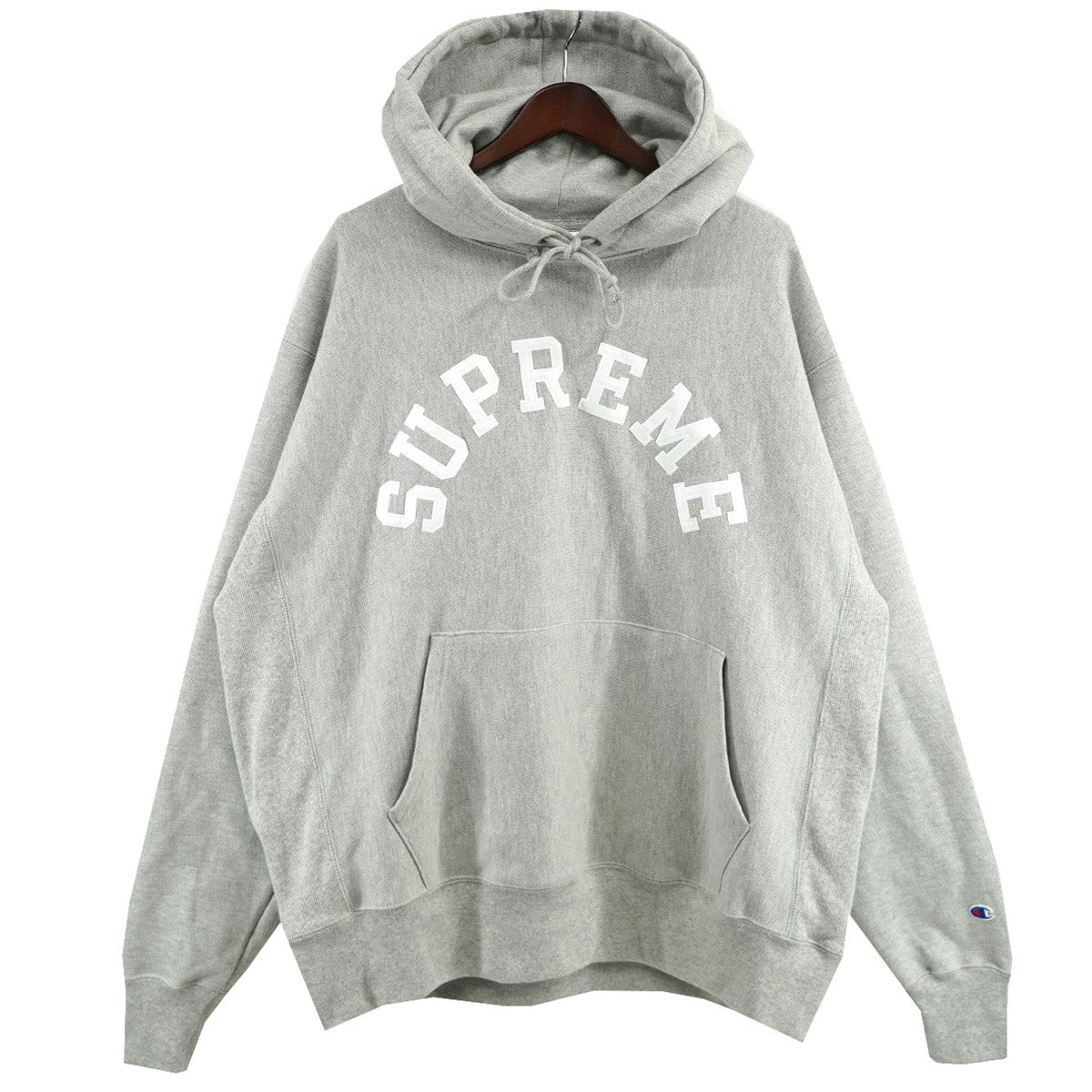 Supreme×Champion 25SS Champion Hooded Sweatshirtアーチロゴ