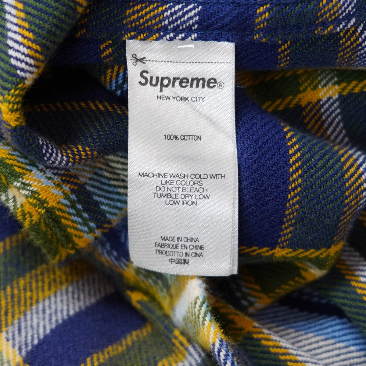 Supreme(シュプリーム) 25SS Old English Plaid Flannel Shirt