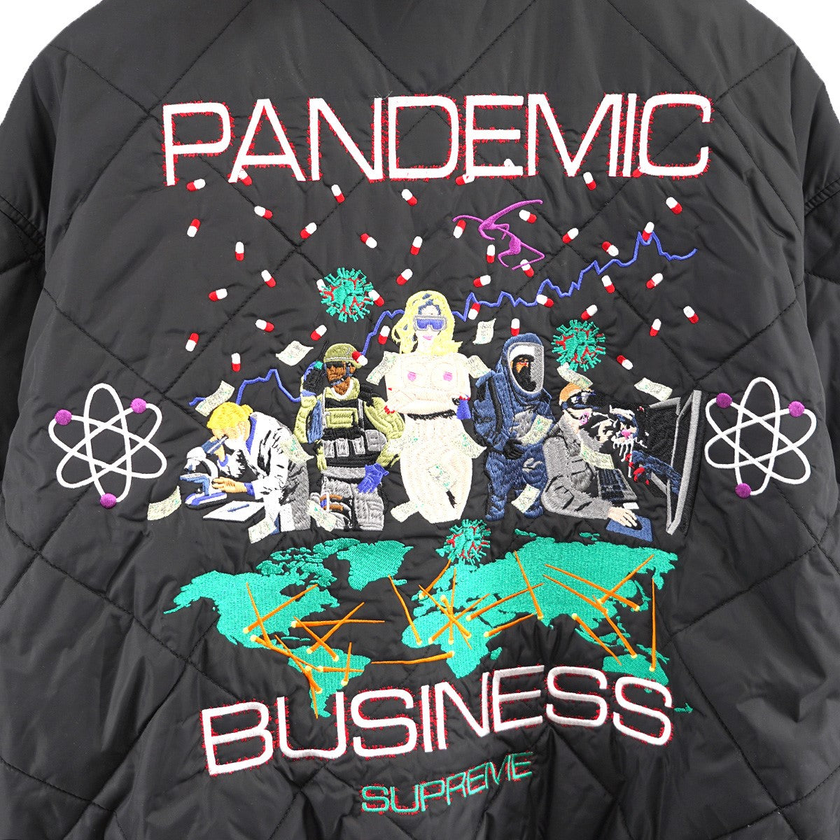 24AW AOI Quilted Work Jacketロゴ 葵産業 アオイ キルティング キルテッド 刺繍 ワークジャケット