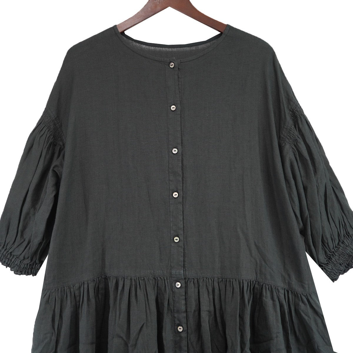 nest Robe(ネストローブ) 21SS ヘンプバルーンスリーブワンピース 定価