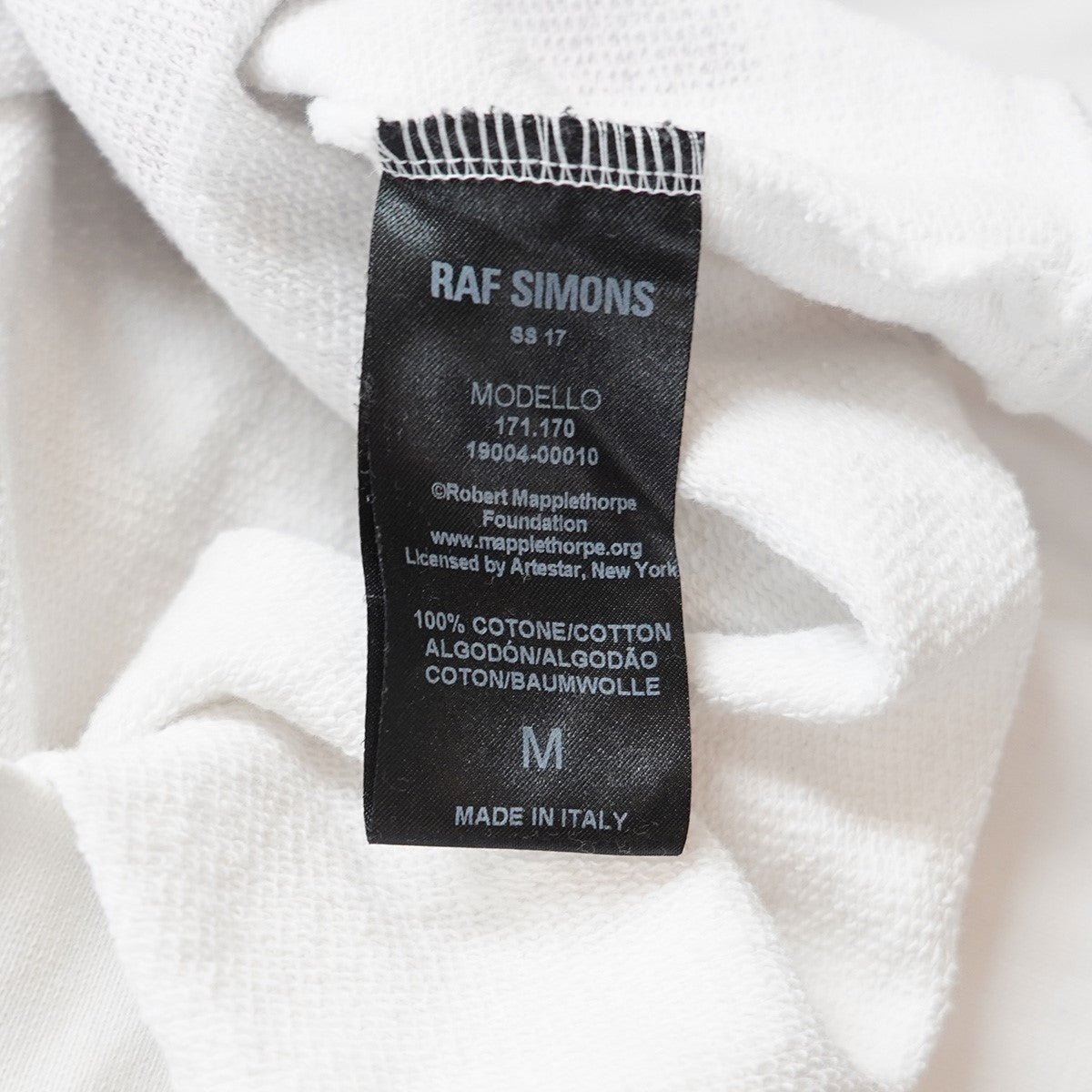 RAF SIMONS(ラフシモンズ) 17SS ROBERT MAPPLETHORPE ロバート