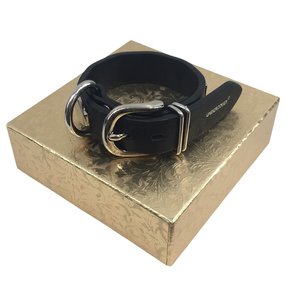 UNDERCOVER 25SS Cowhide leather bracelet -Hexagon studsヘキサゴンスタッズレザーブレス ロゴ ブレスレット アクセサリー 古着・中古-1枚目のアイテム画像