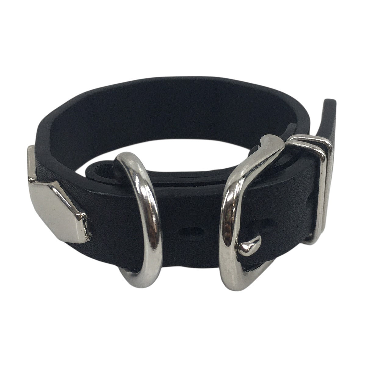UNDERCOVER 25SS Cowhide leather bracelet -Hexagon studsヘキサゴンスタッズレザーブレス ロゴ ブレスレット アクセサリー 古着・中古-4枚目のアイテム画像