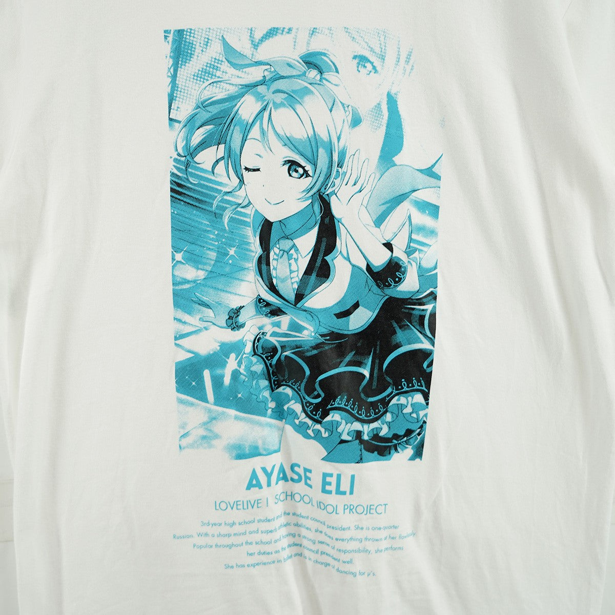 スクールアイドルフェスティバル2 MIRACLE LIVE!ミラクルライブ Ver．  絢瀬絵里 アニメ キャラクター Tシャツ