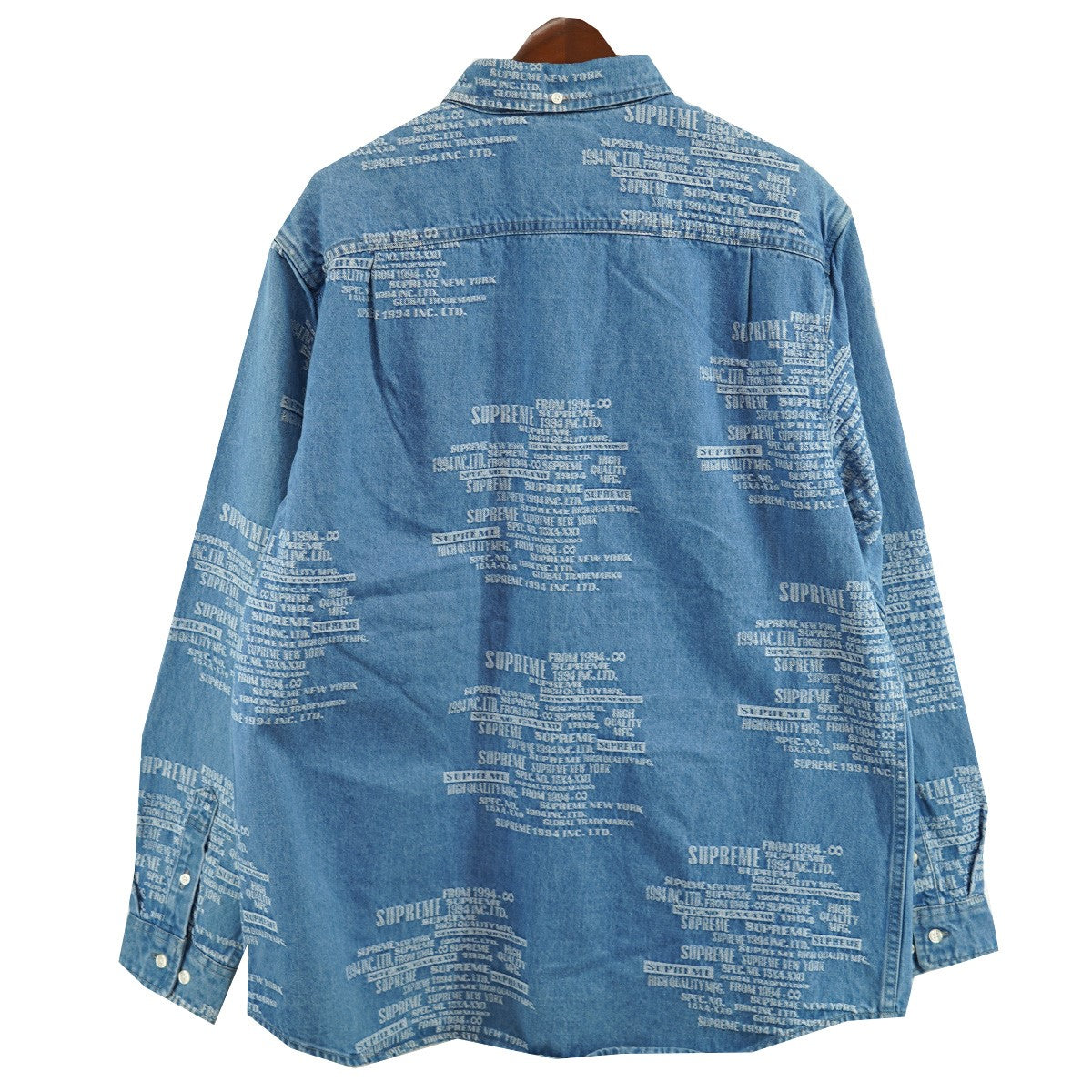 Supreme(シュプリーム) 23SS Trademark Jacquard Denim Shirt