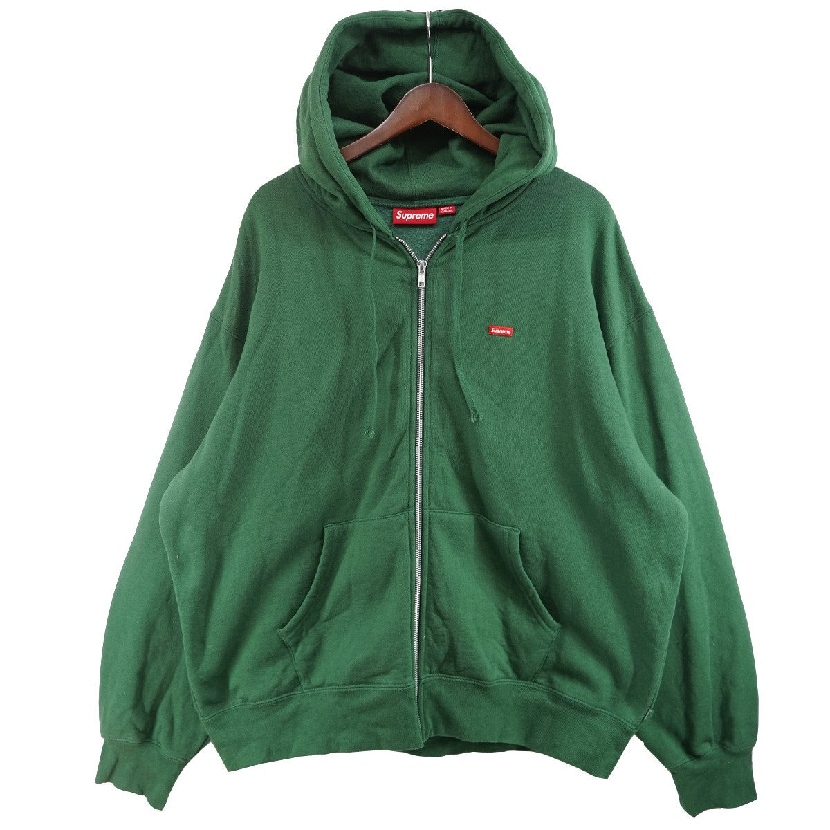 Supreme 25SS Small Box Hooded Sweatshirtスモール ロゴ ボックス ジップアップ フードスウェットシャツ パーカー 古着・中古-1枚目のアイテム画像