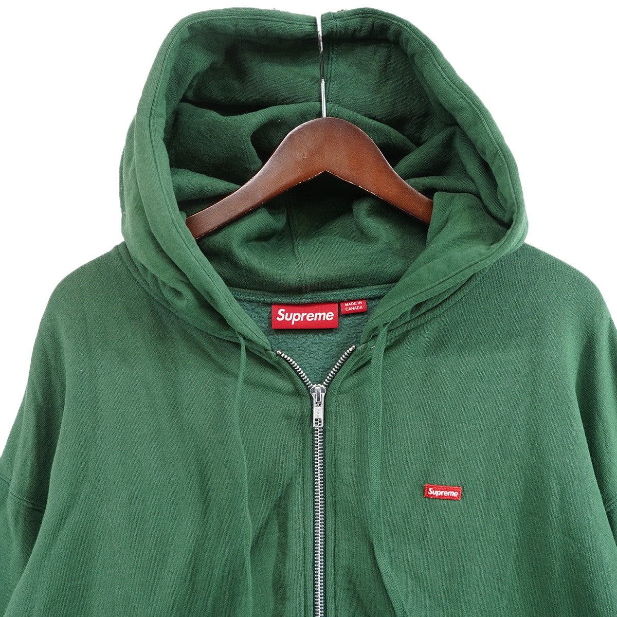 Supreme 25SS Small Box Hooded Sweatshirtスモール ロゴ ボックス ジップアップ フードスウェットシャツ パーカー 古着・中古-2枚目のアイテム画像