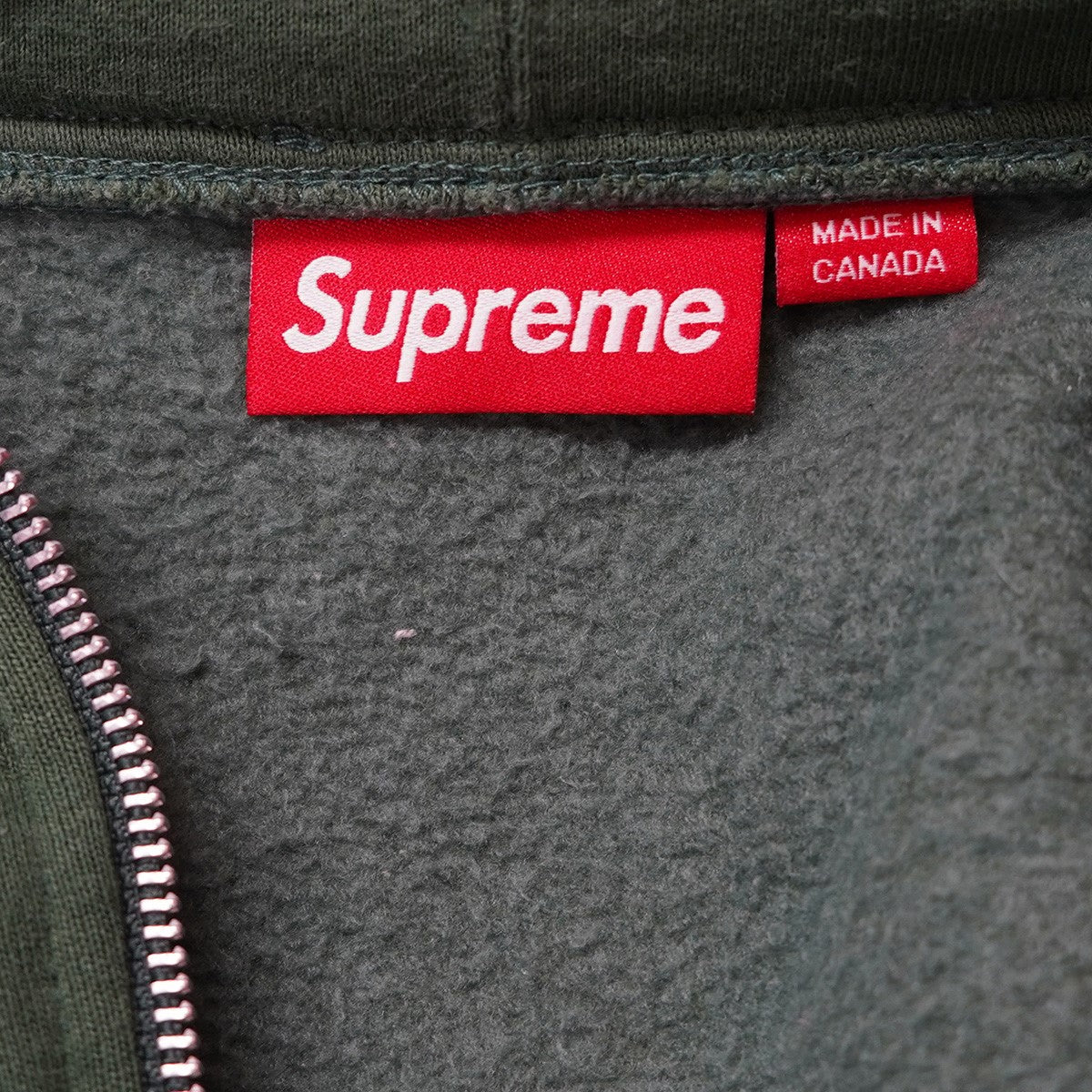 Supreme 25SS Small Box Hooded Sweatshirtスモール ロゴ ボックス ジップアップ フードスウェットシャツ パーカー 古着・中古-6枚目のアイテム画像