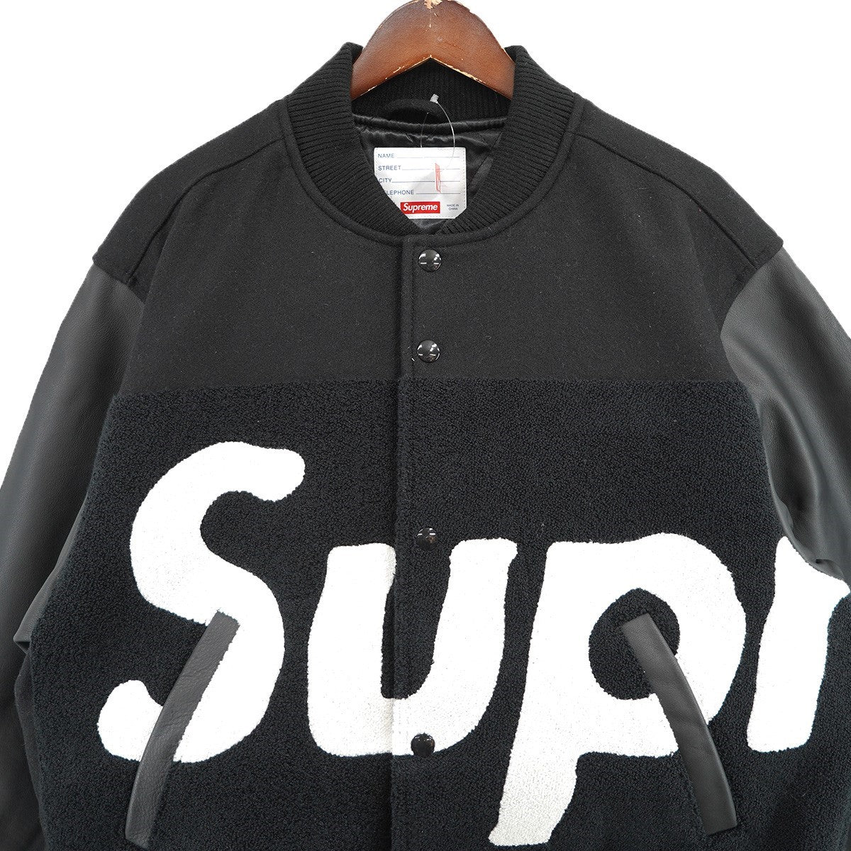 Supreme(シュプリーム) 24SS Big Logo Chenille Varsity Jacketビッグ