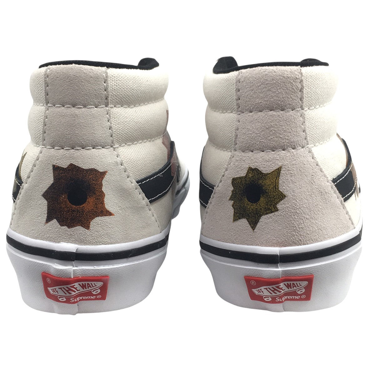 Supreme×VANS 25SS Nate Lowman × Vans Skate Grosso Mid Bullet