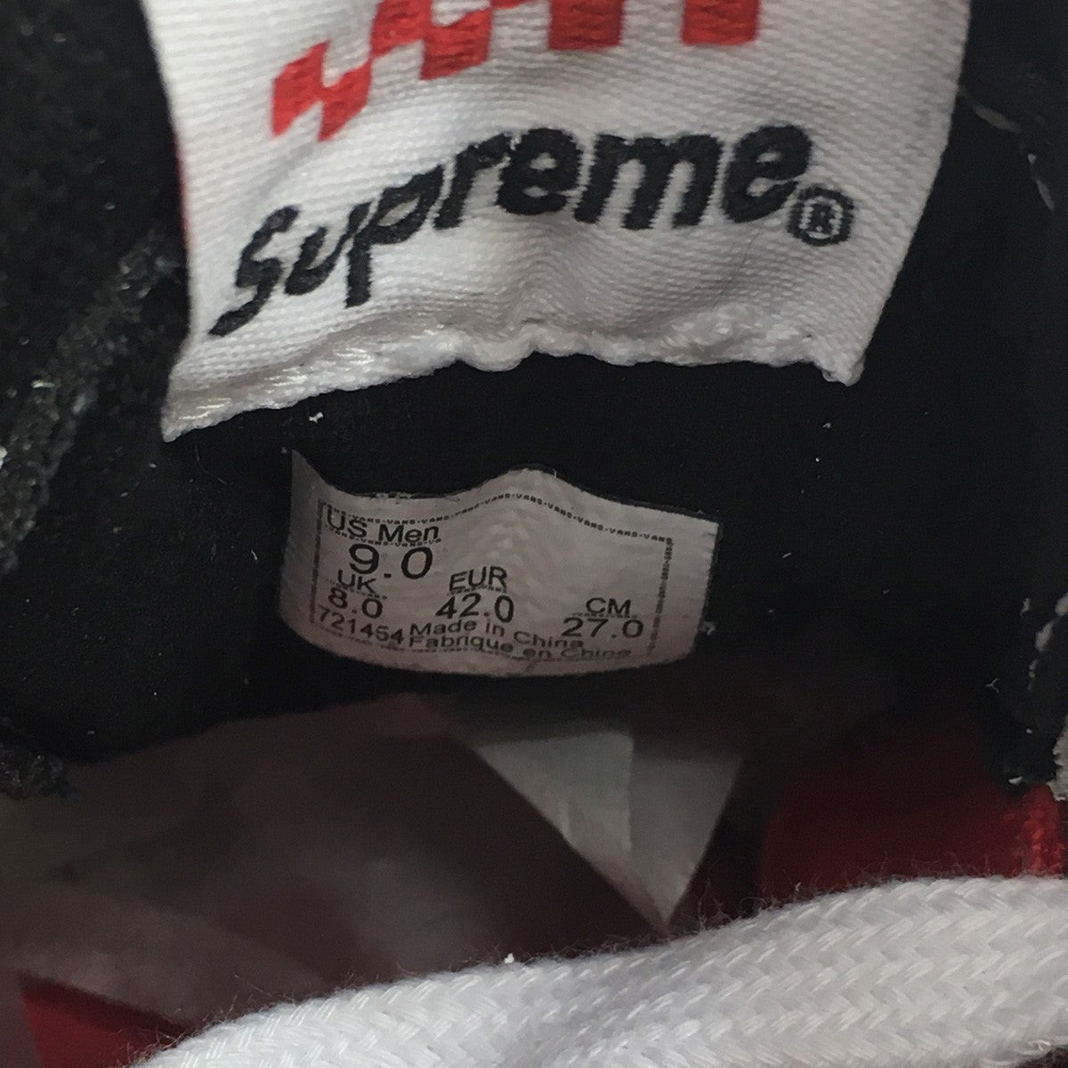 Supreme×VANS 25SS Nate Lowman × Vans Skate Grosso Mid Bullet