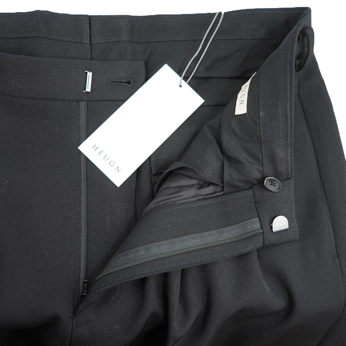 HEUGN(ユーゲン) 25SS GEORGE ウールギャバジン2Pテーパード