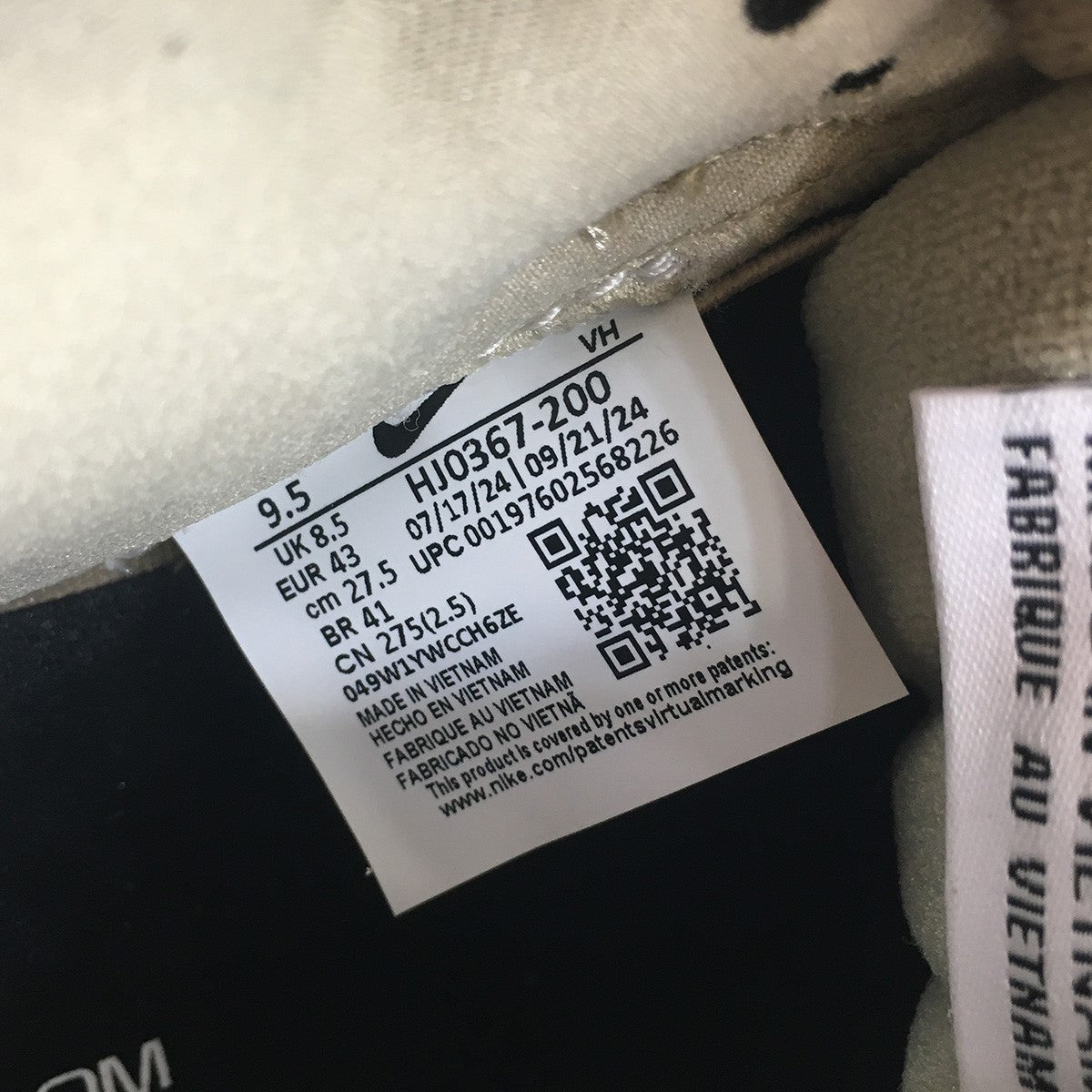 NIKE SB Dunk Low Pro B Parachute Beigeナイキ SB ダンク ロー プロ B パラシュートベージュ スニーカー シューズ 靴 古着・中古-8枚目のアイテム画像